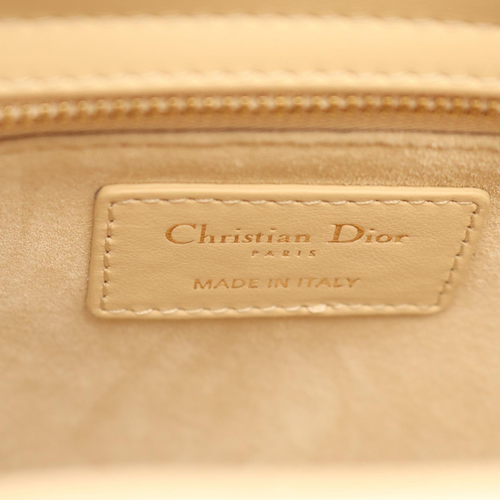 ディオール LADY DIOR キャンバス レザー 2wayバッグ