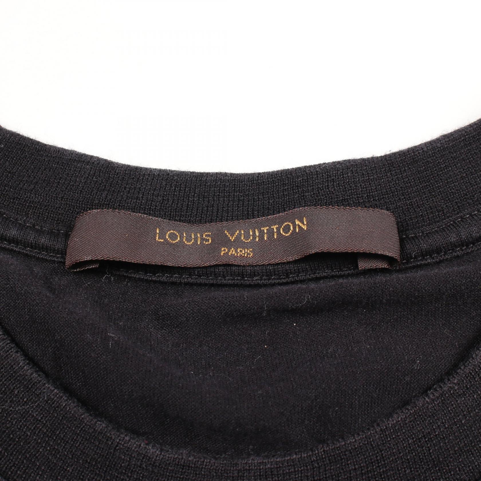 ルイヴィトン フラグメントデザイン コットン 半袖Tシャツ
