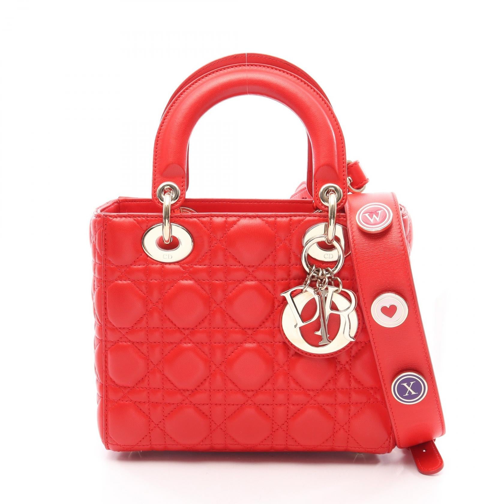 ディオール LADY DIOR MY ABCDIOR スモール 2WAYハンドバッグ