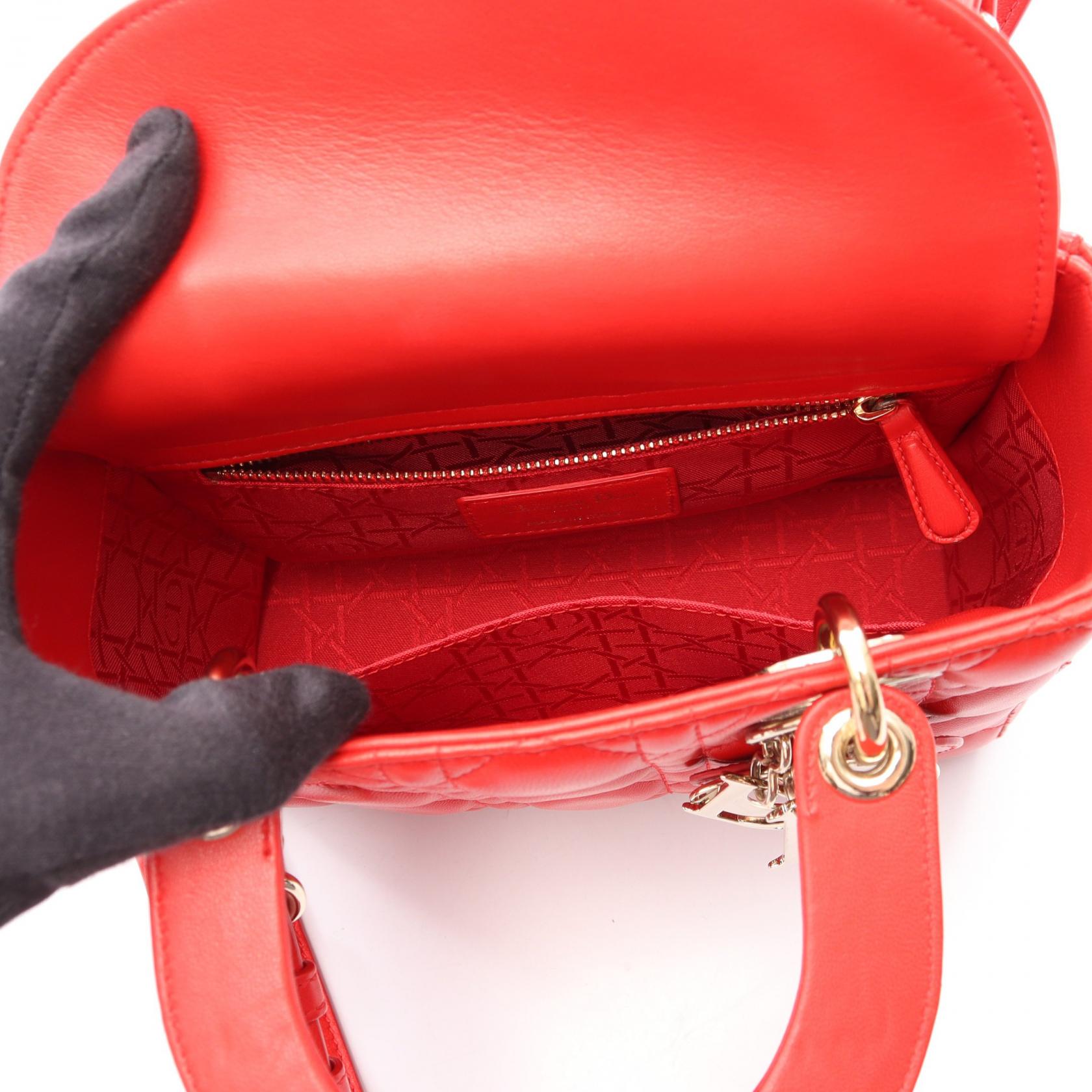 ディオール LADY DIOR MY ABCDIOR スモール 2WAYハンドバッグ