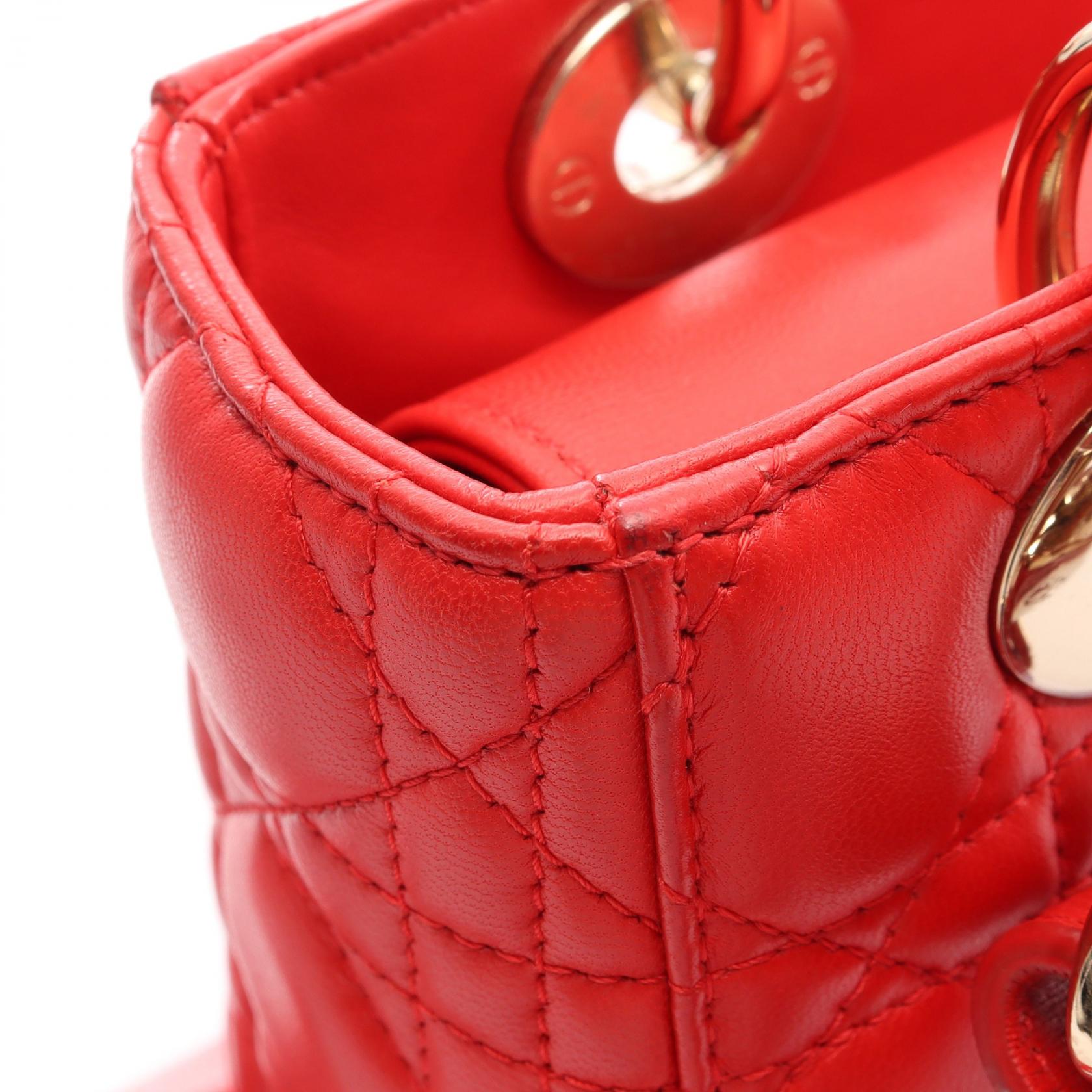ディオール LADY DIOR MY ABCDIOR スモール 2WAYハンドバッグ