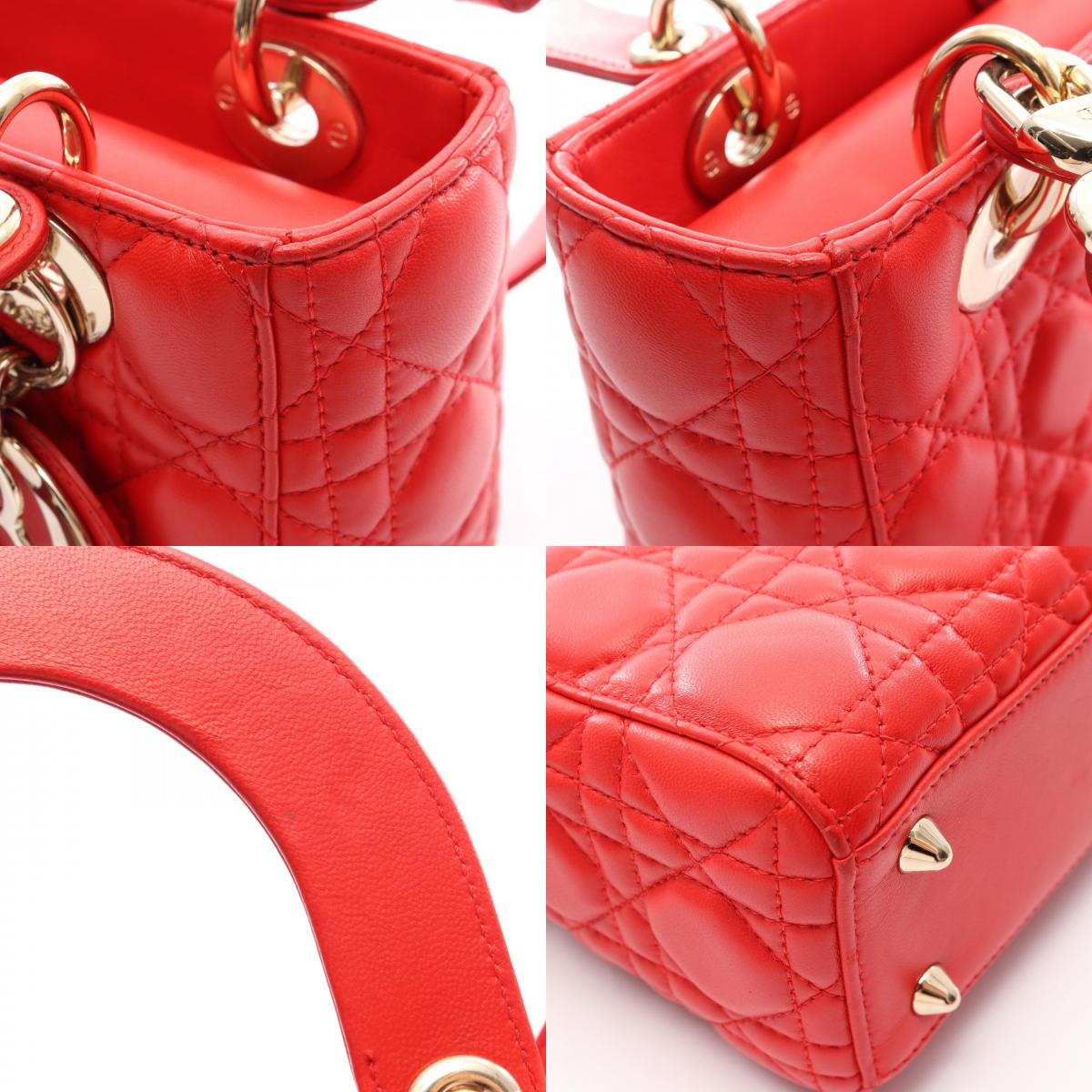 ディオール LADY DIOR MY ABCDIOR スモール 2WAYハンドバッグ