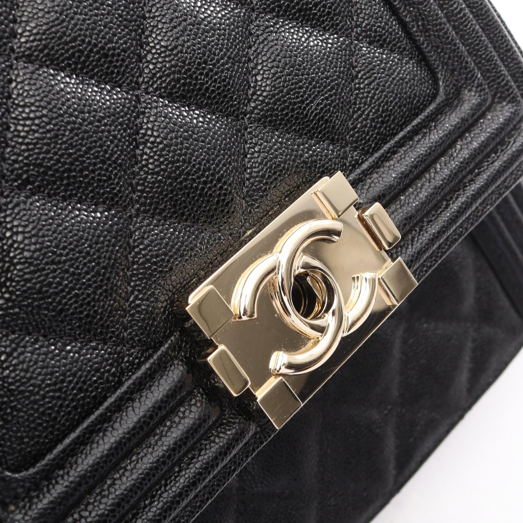 シャネル ボーイシャネル レザーショルダーバッグ