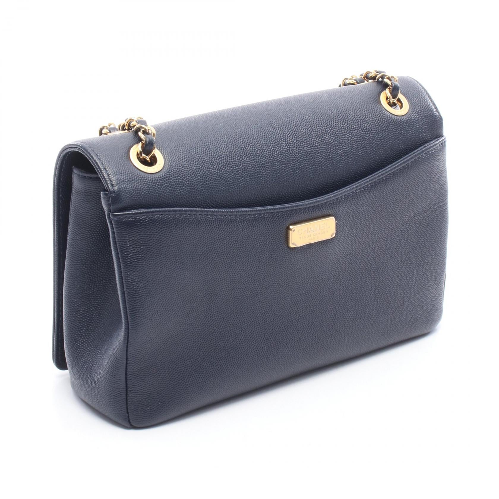 シャネル キャビアスキン ショルダーバッグ