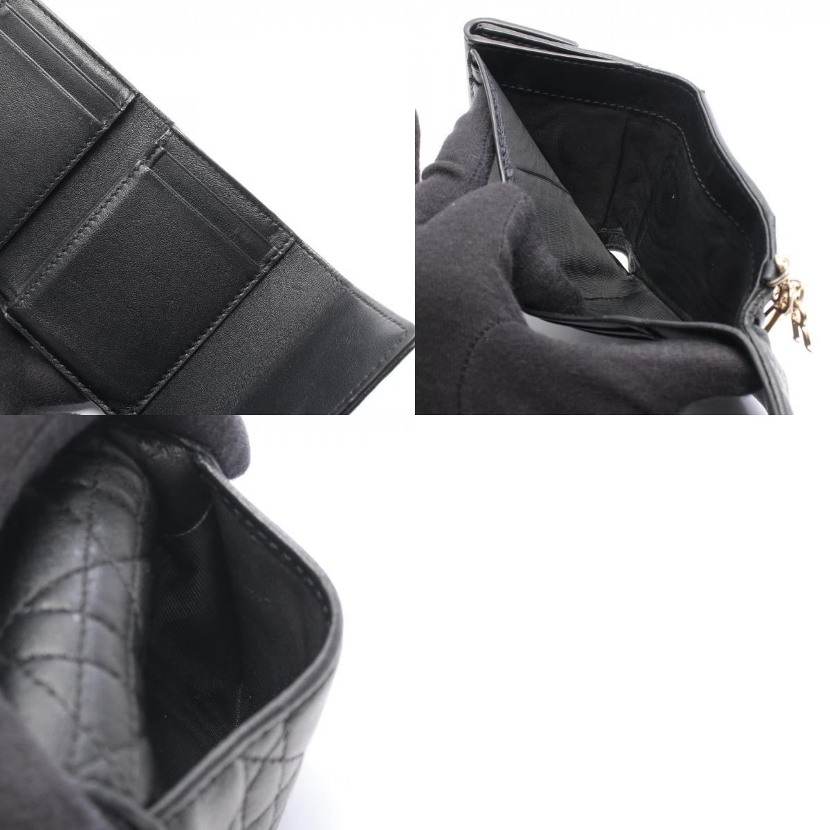 クリスチャンディオール LADY DIOR レザー長財布