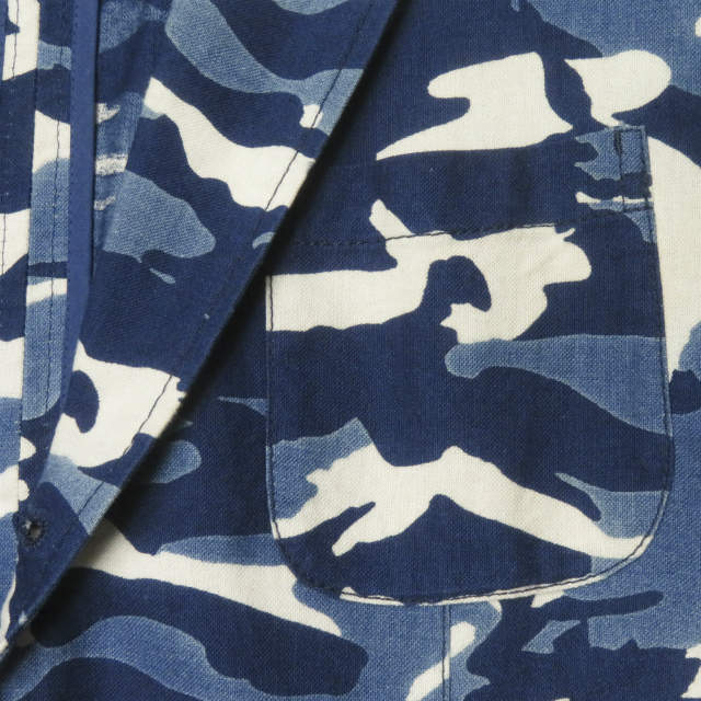 ソフネット INDIGO CAMOUFLAGE コットンジャケット