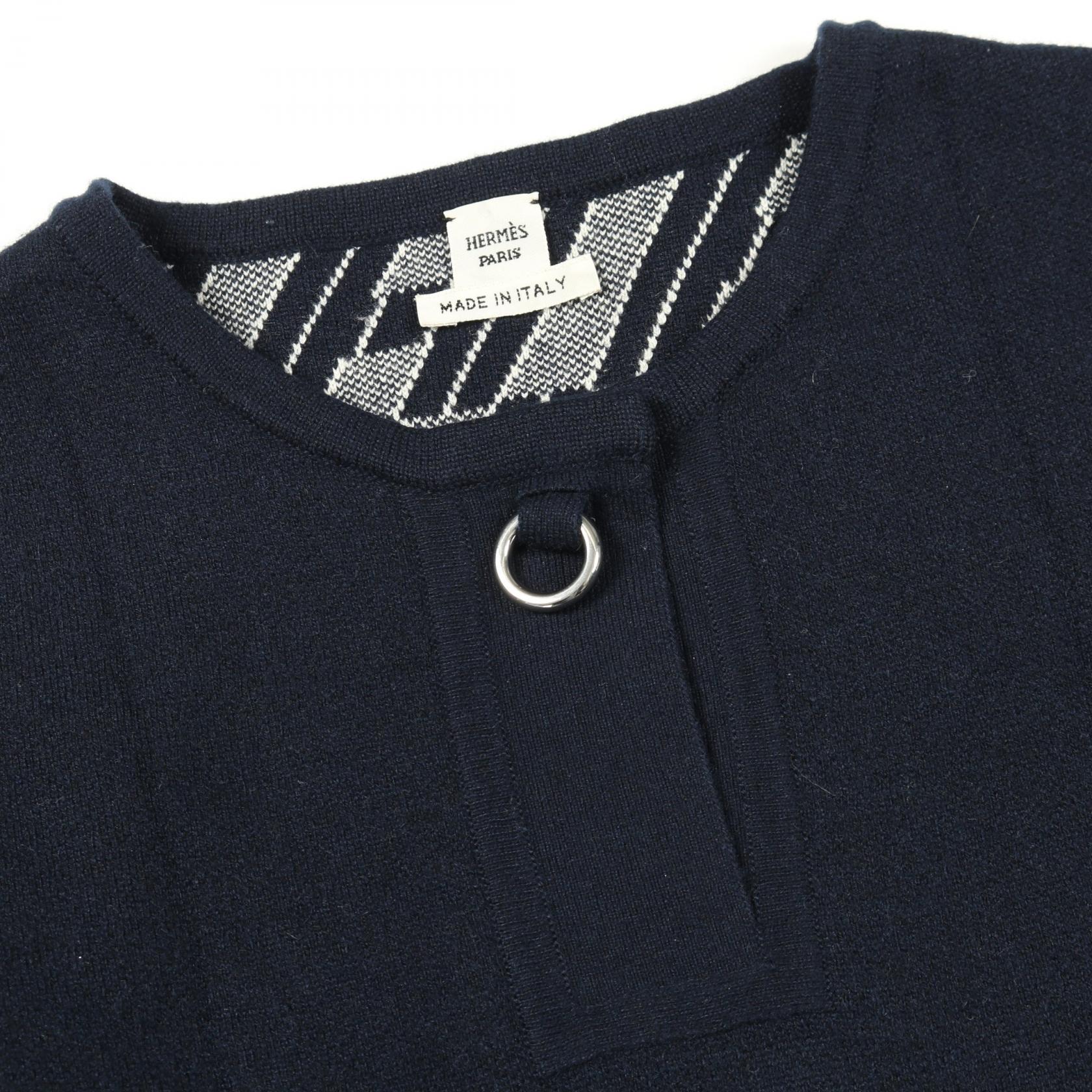 エルメス カシミヤ コットン ニットトップス