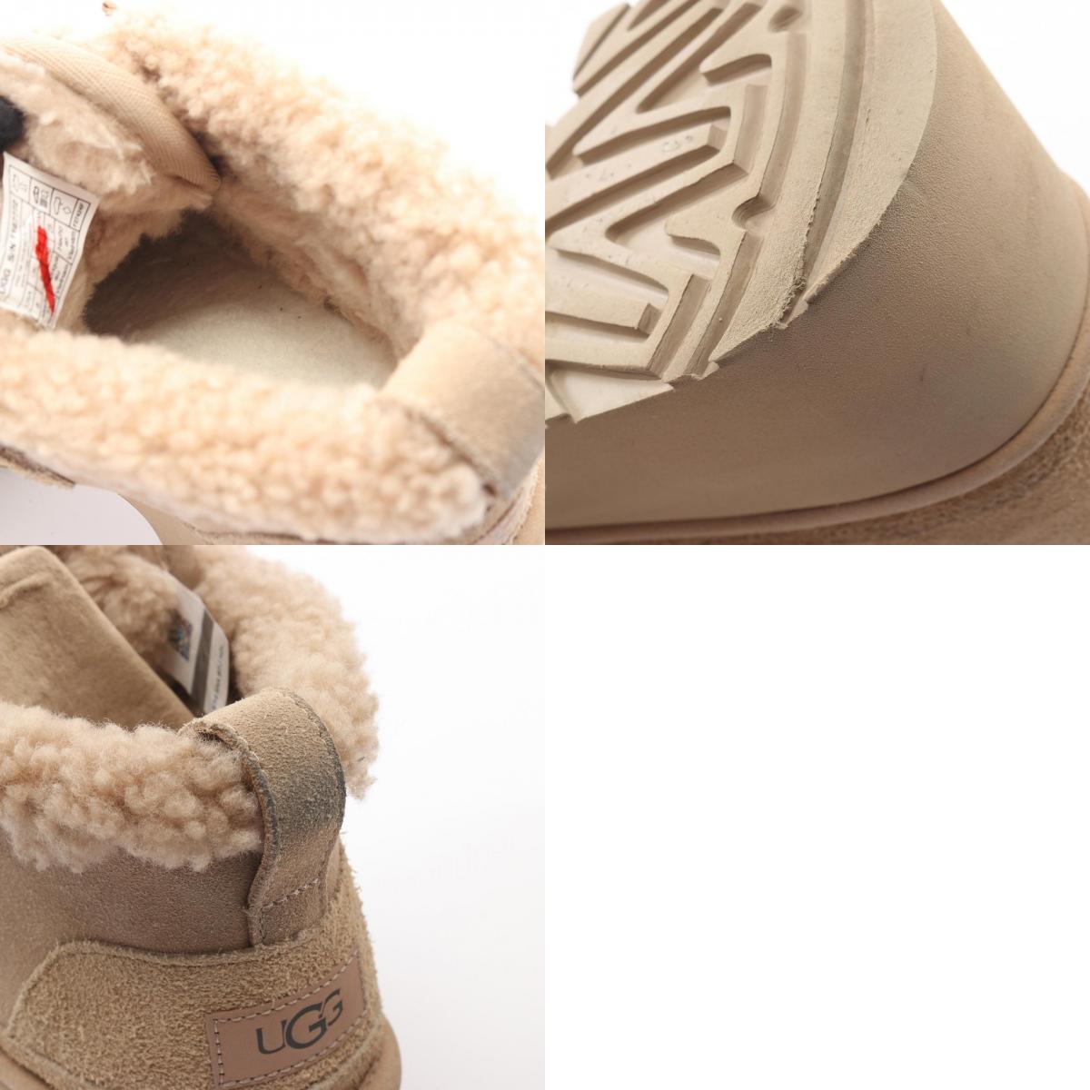 アグ Classic New Heights Lace Up ムートン スウェード ブーツ