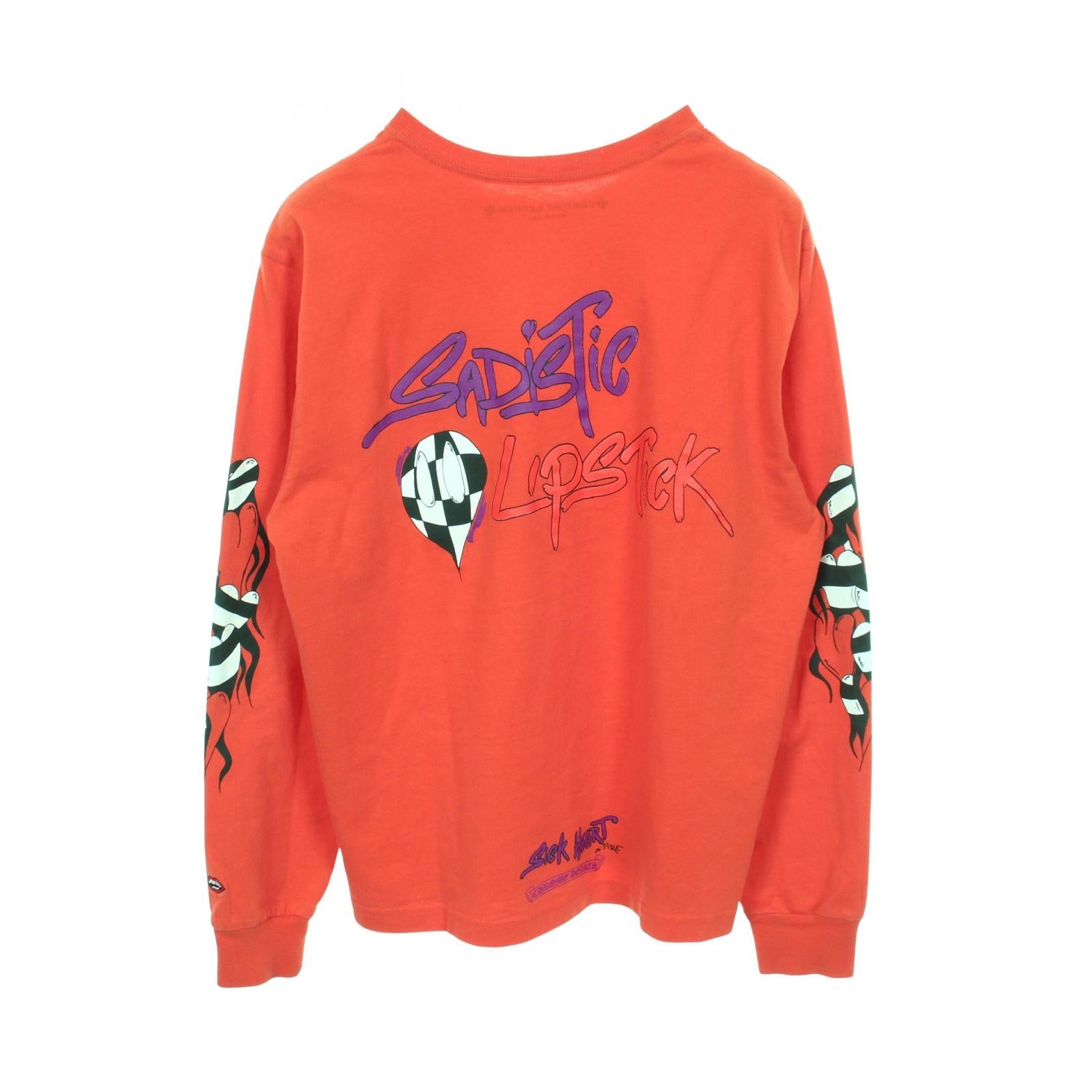 クロムハーツ Chrome Hearts × MATTY BOY SPARK THE HEART TSHRT コットン長袖Tシャツ