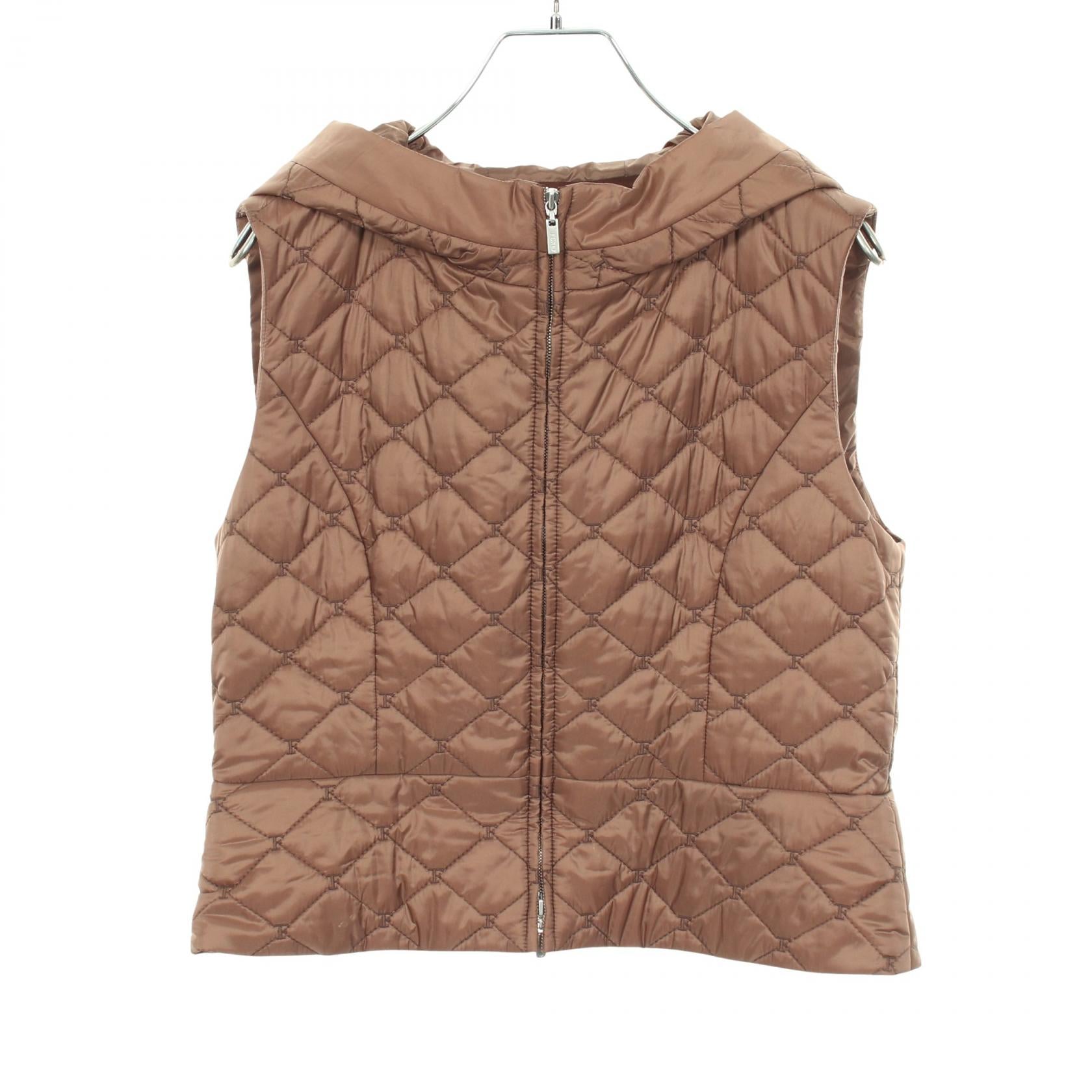 フォクシー GROVE ナイロンロングジレ