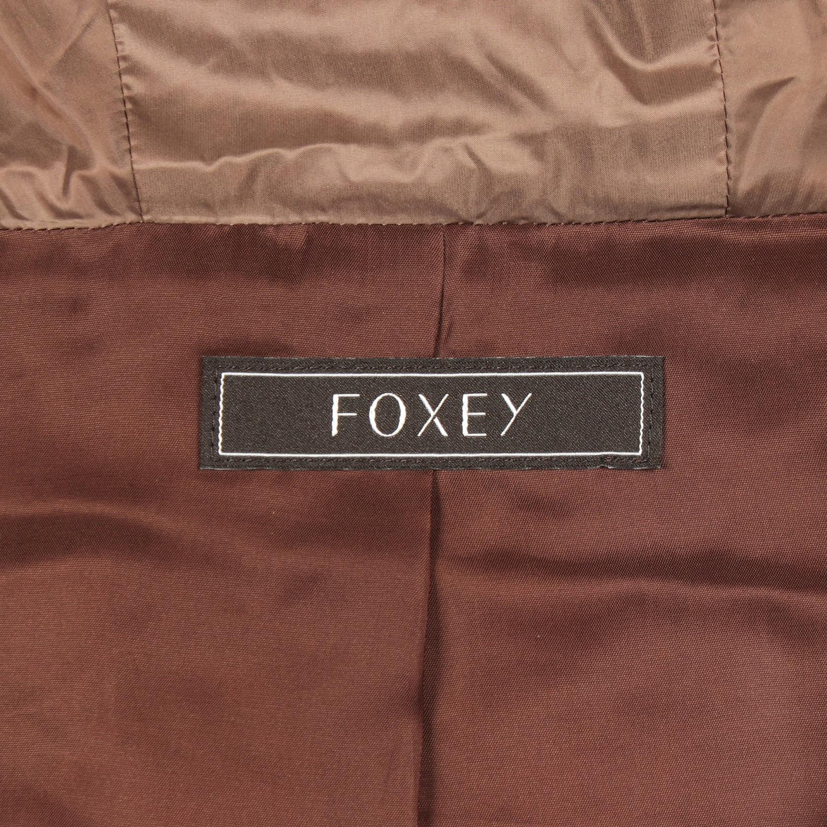 フォクシー GROVE ナイロンロングジレ