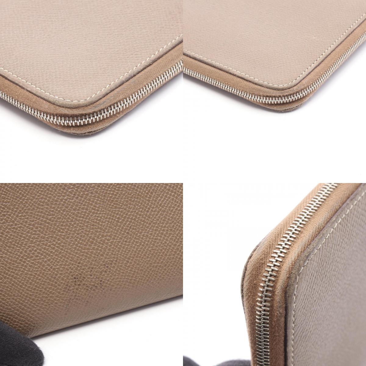エルメス アザップロング シルクイン ヴォーエプソン ラウンド長財布