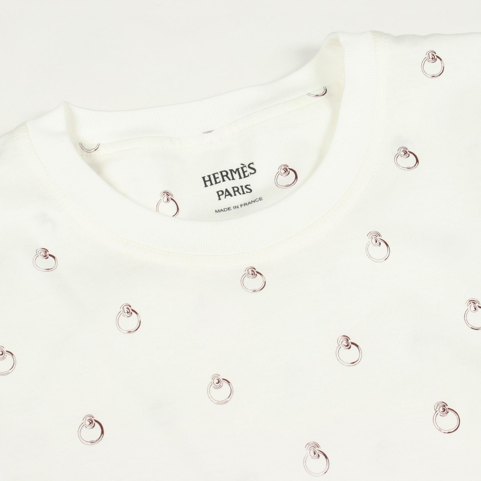 エルメス Anno Finesse コットン半袖Tシャツ