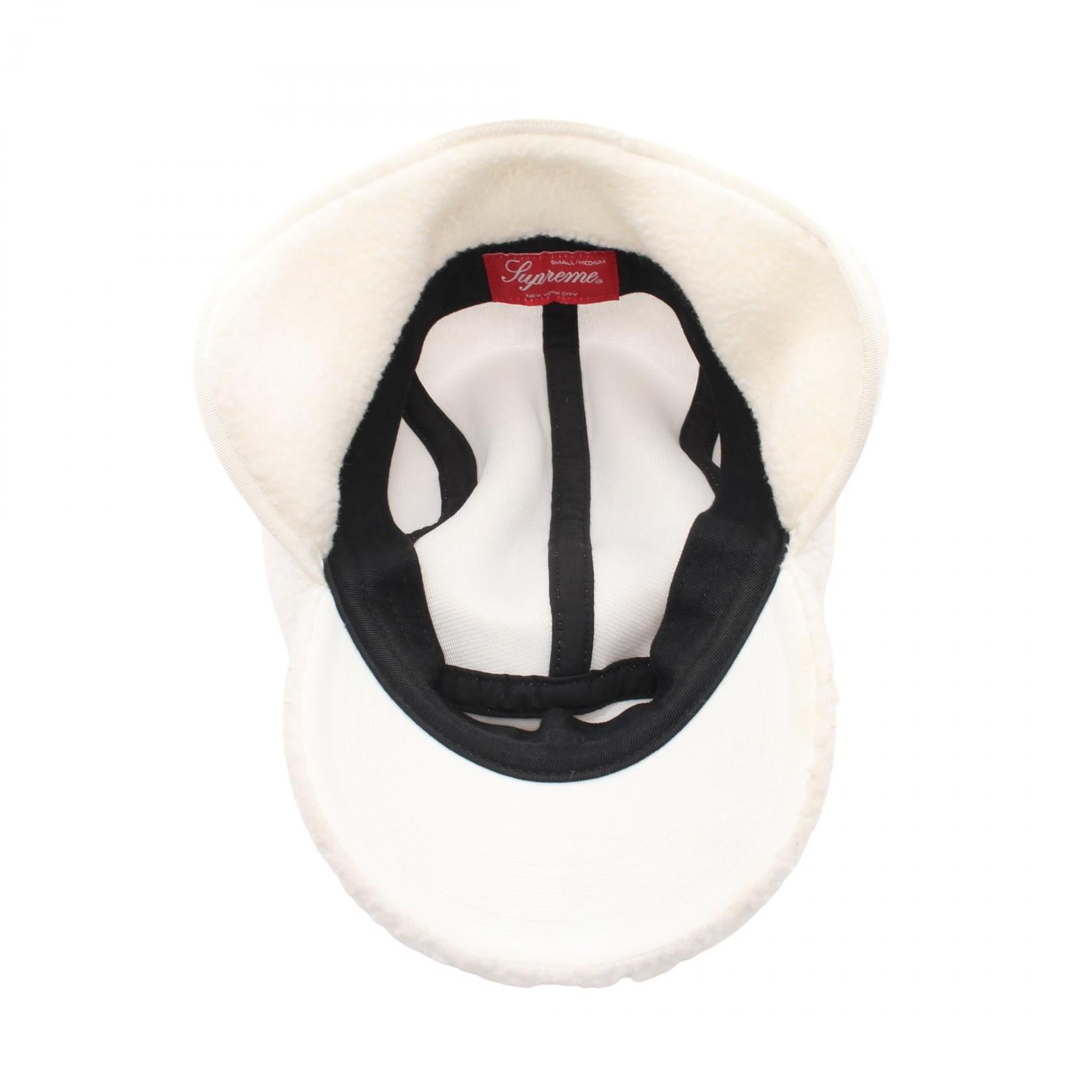 シュプリーム DEEP PILE EARFLAP CAMP CAP ポリエステル キャップ