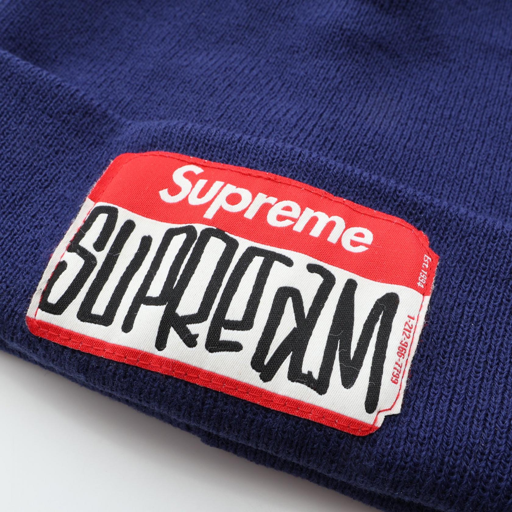 シュプリーム Gonz Nametag ニットキャップ