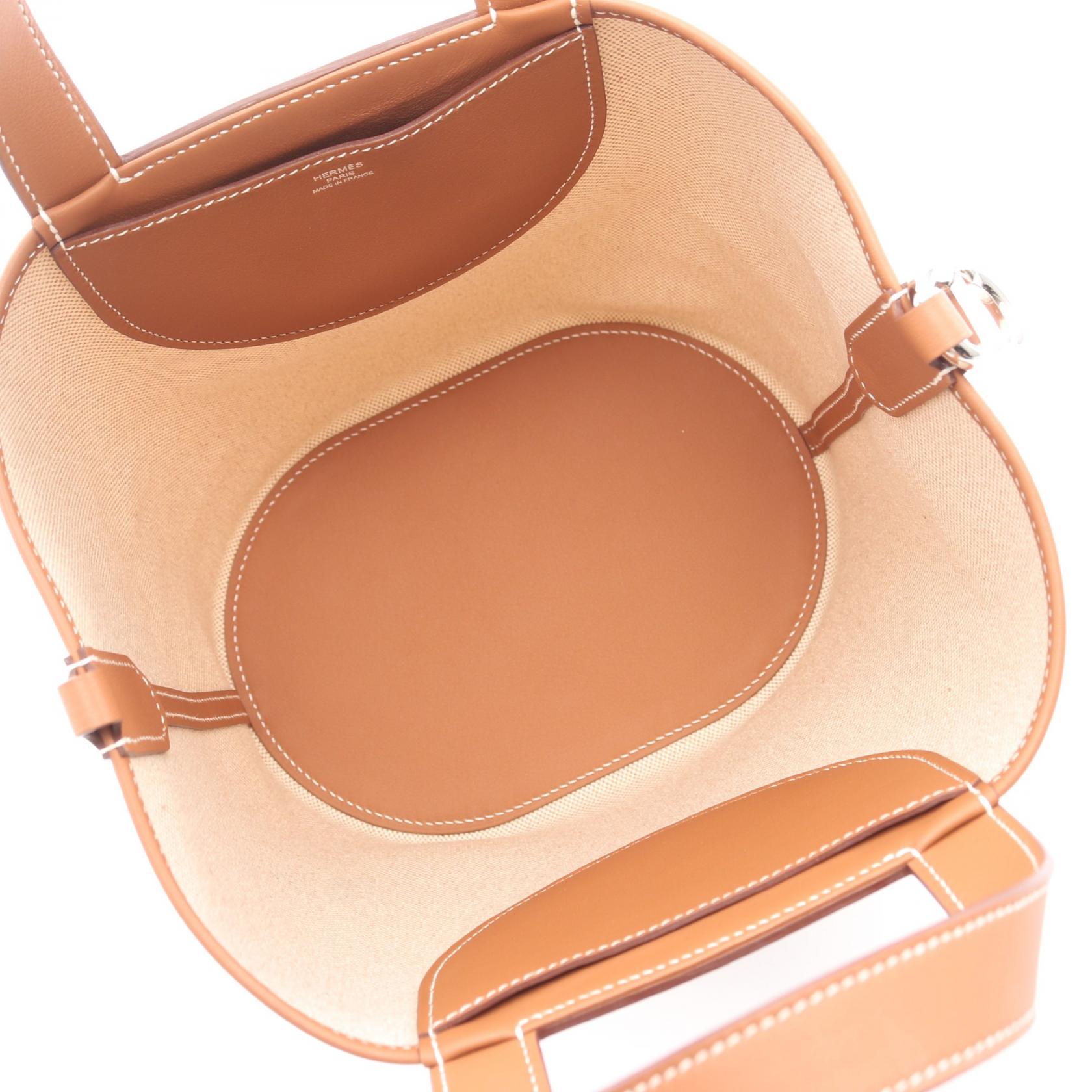 エルメス インザループ23 トワルアッシュ ヴォースイフト ハンドバッグ