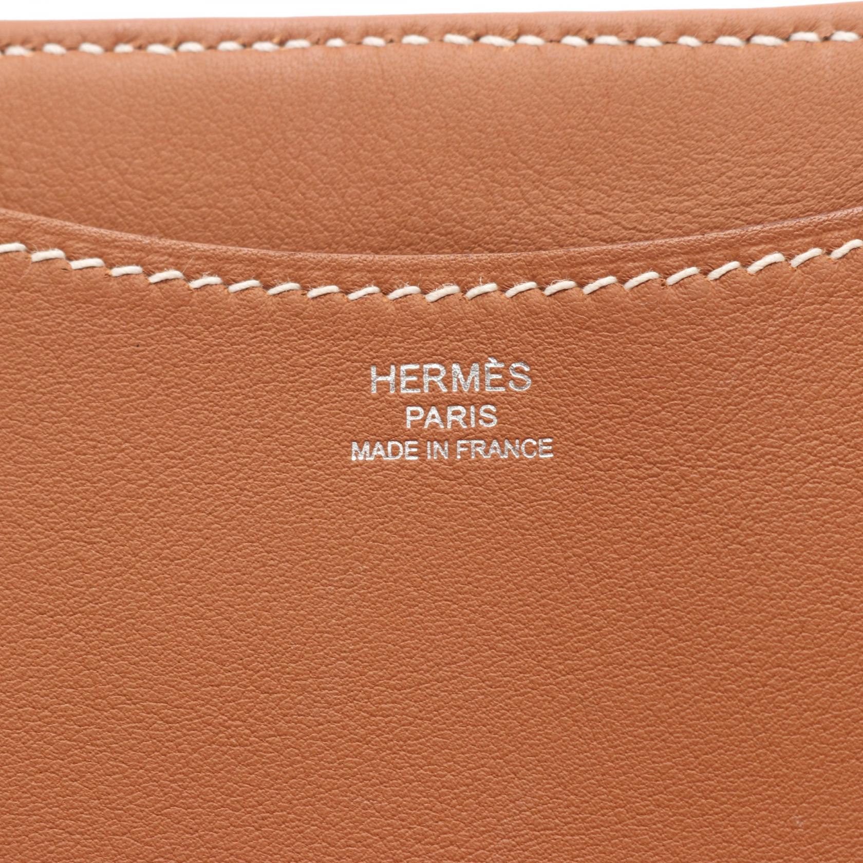 エルメス インザループ23 トワルアッシュ ヴォースイフト ハンドバッグ