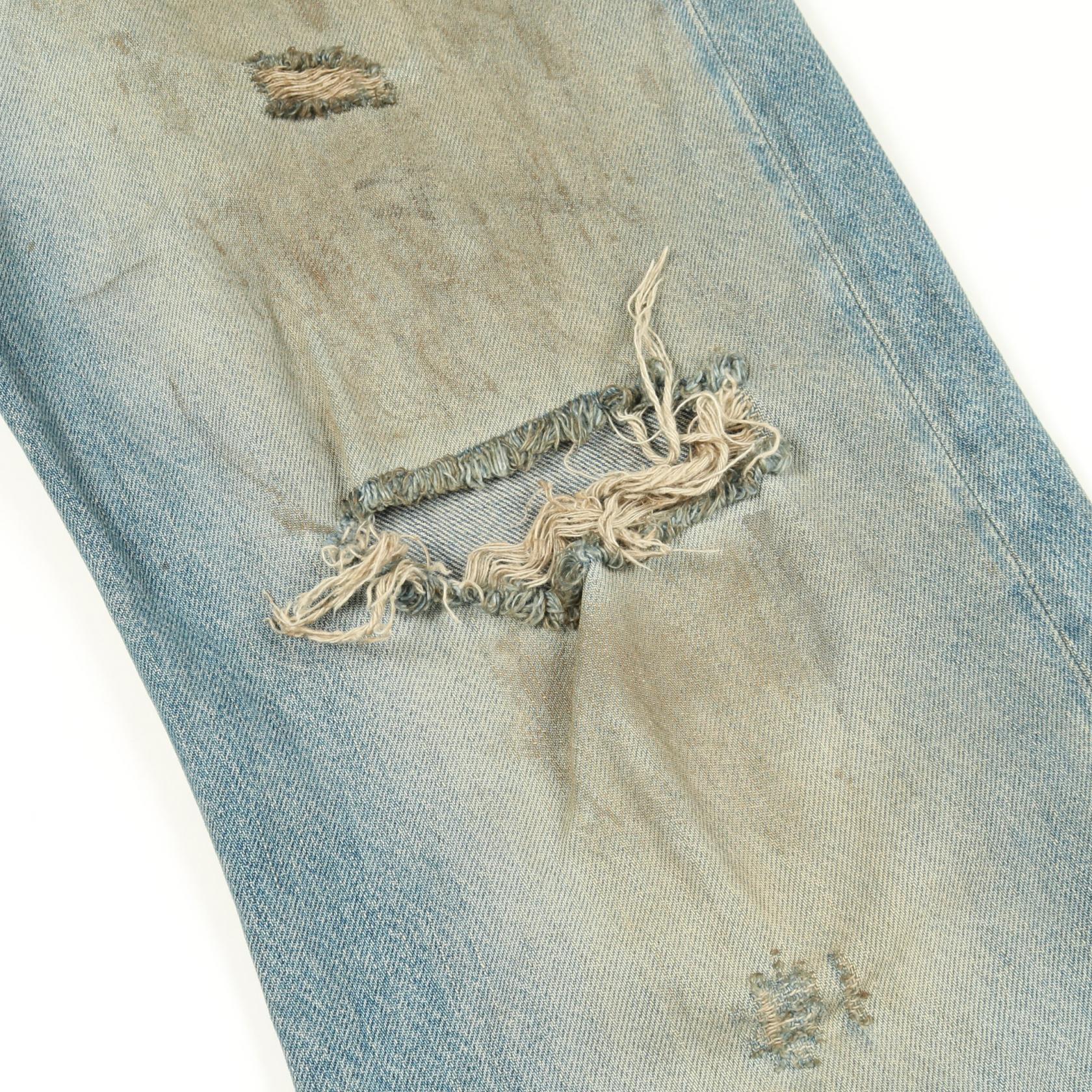 アクネストゥディオズ Penicillin distressed コットンデニムパンツ