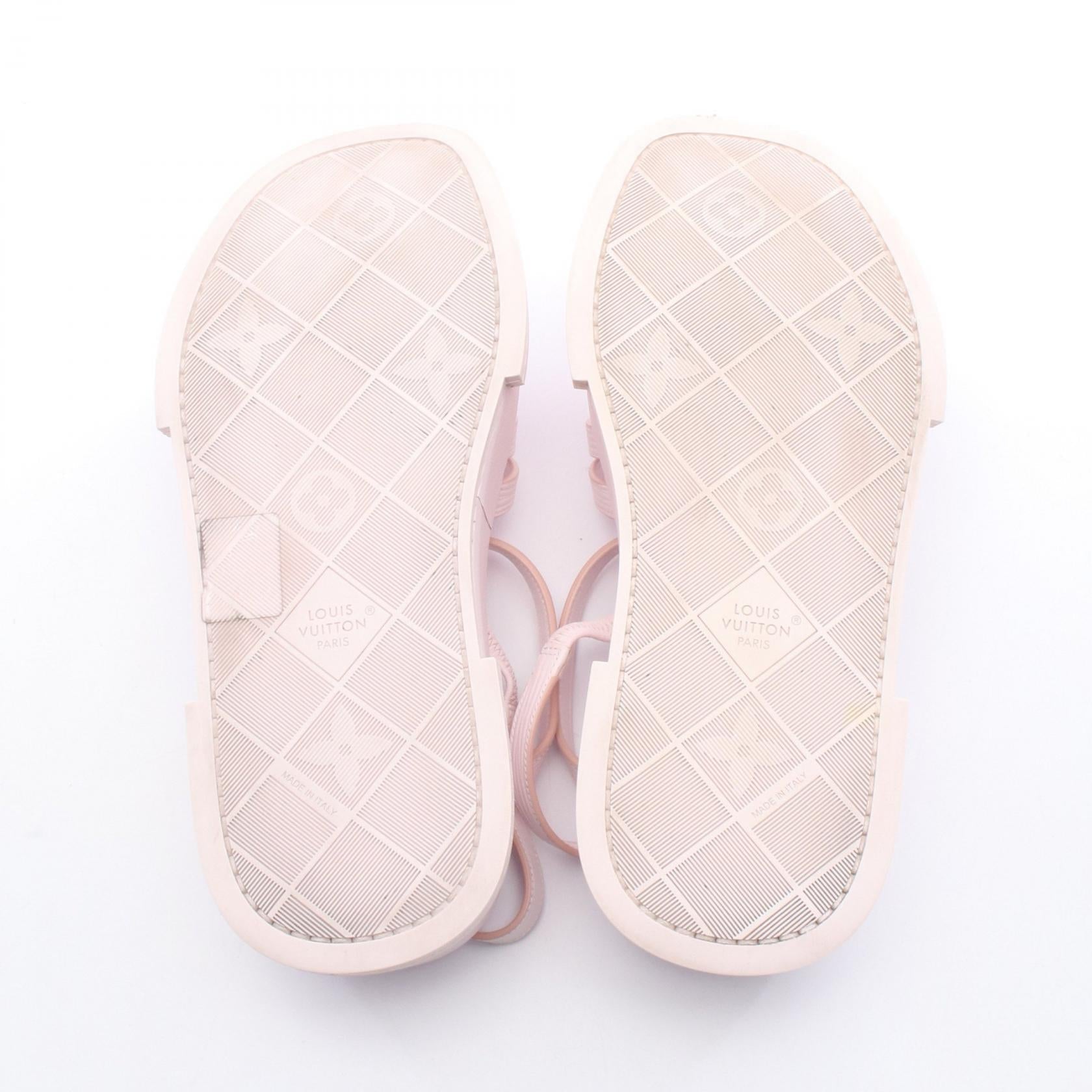 ルイヴィトン LV × TM MAYA レザーサンダル