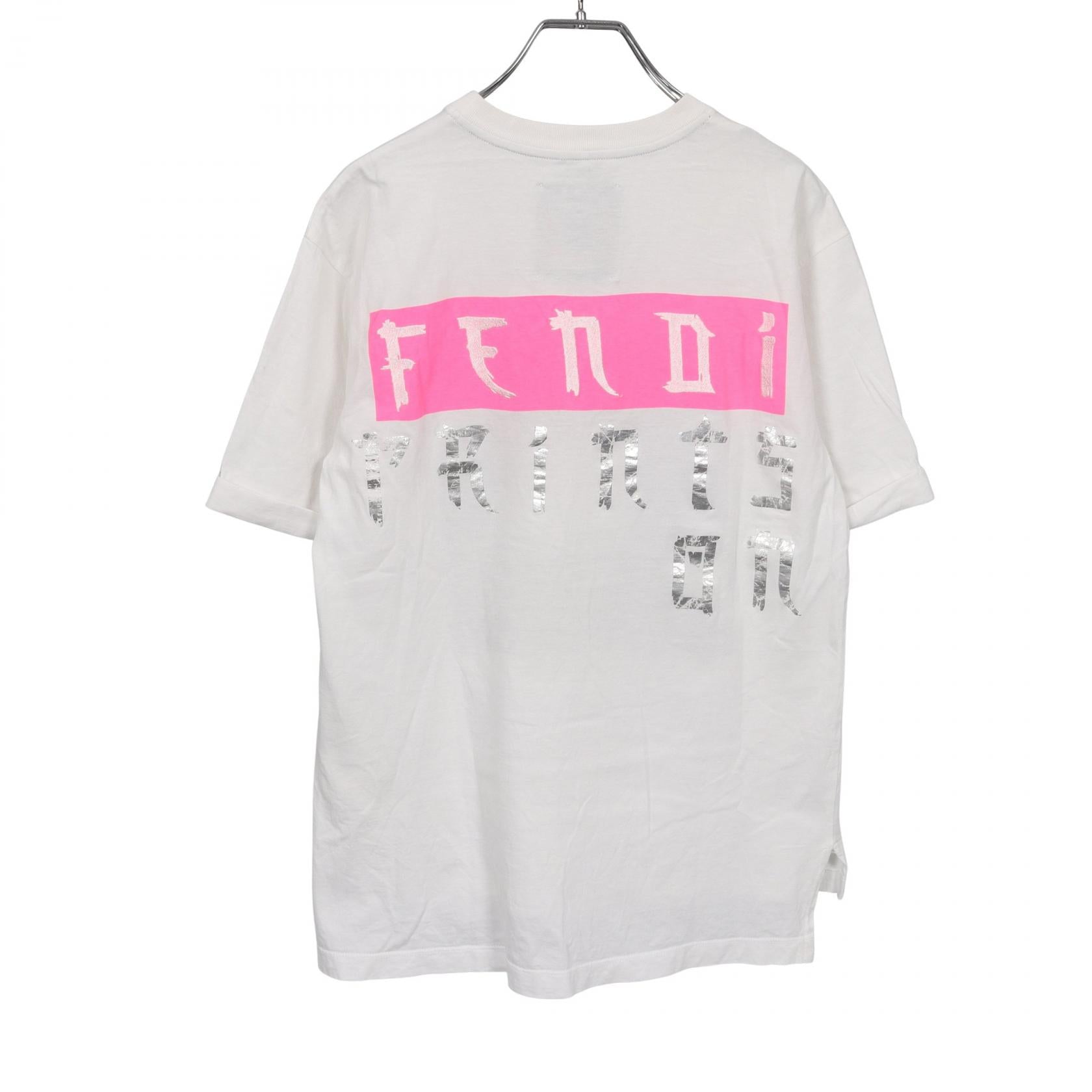 フェンディ FENDI PRINTS ON コットン 半袖Tシャツ