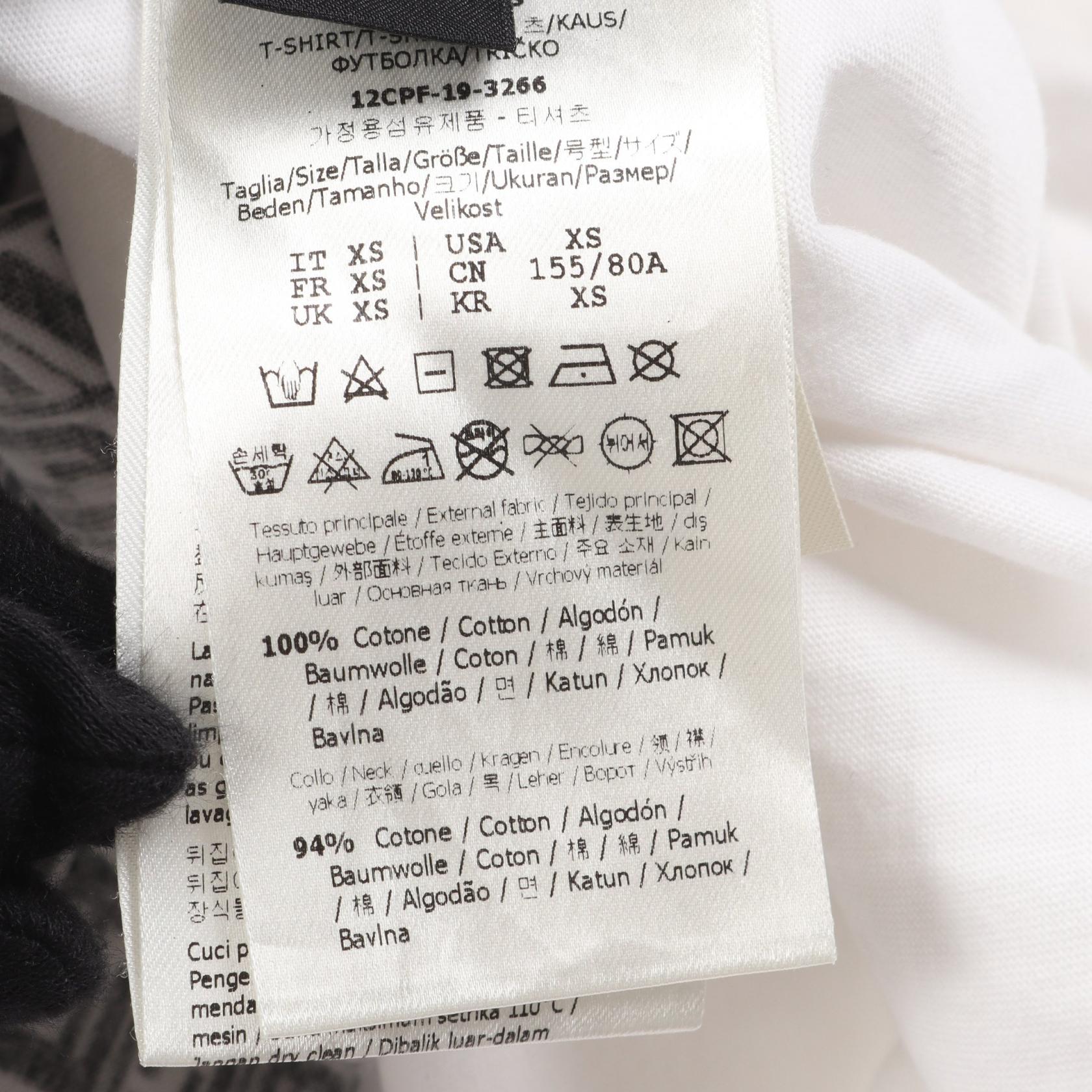 フェンディ FENDI PRINTS ON コットン 半袖Tシャツ