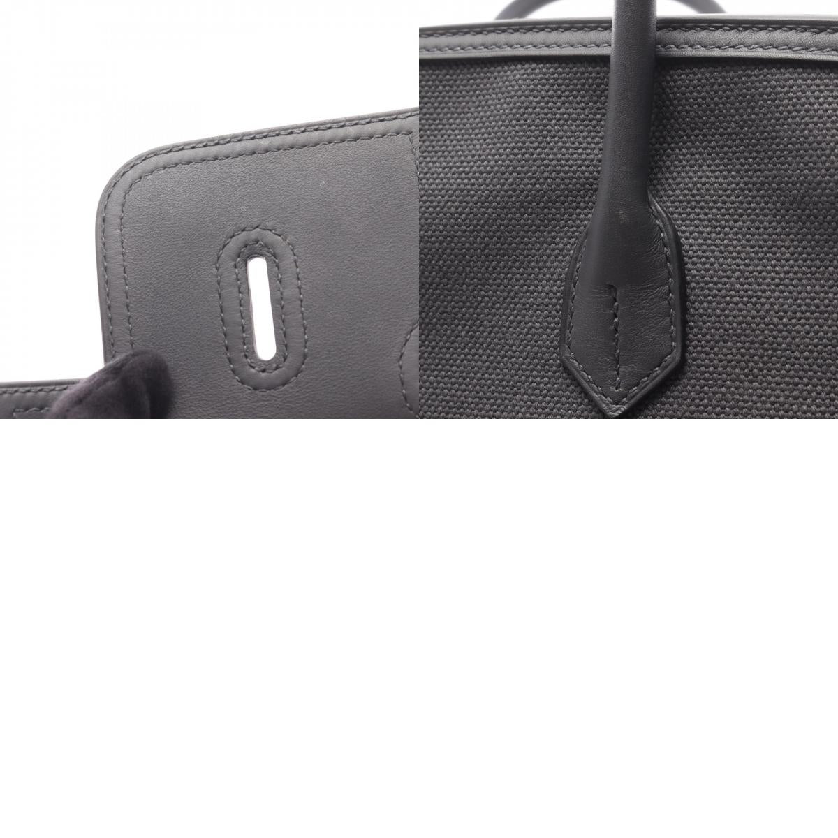 エルメス バーキン35 トワルアッシュ レザー