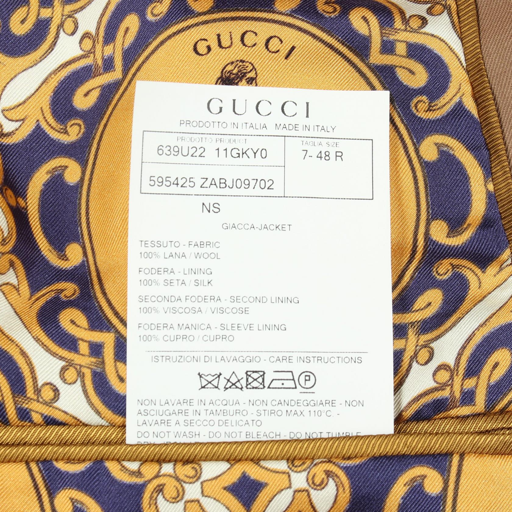 グッチ ウールテーラードジャケット