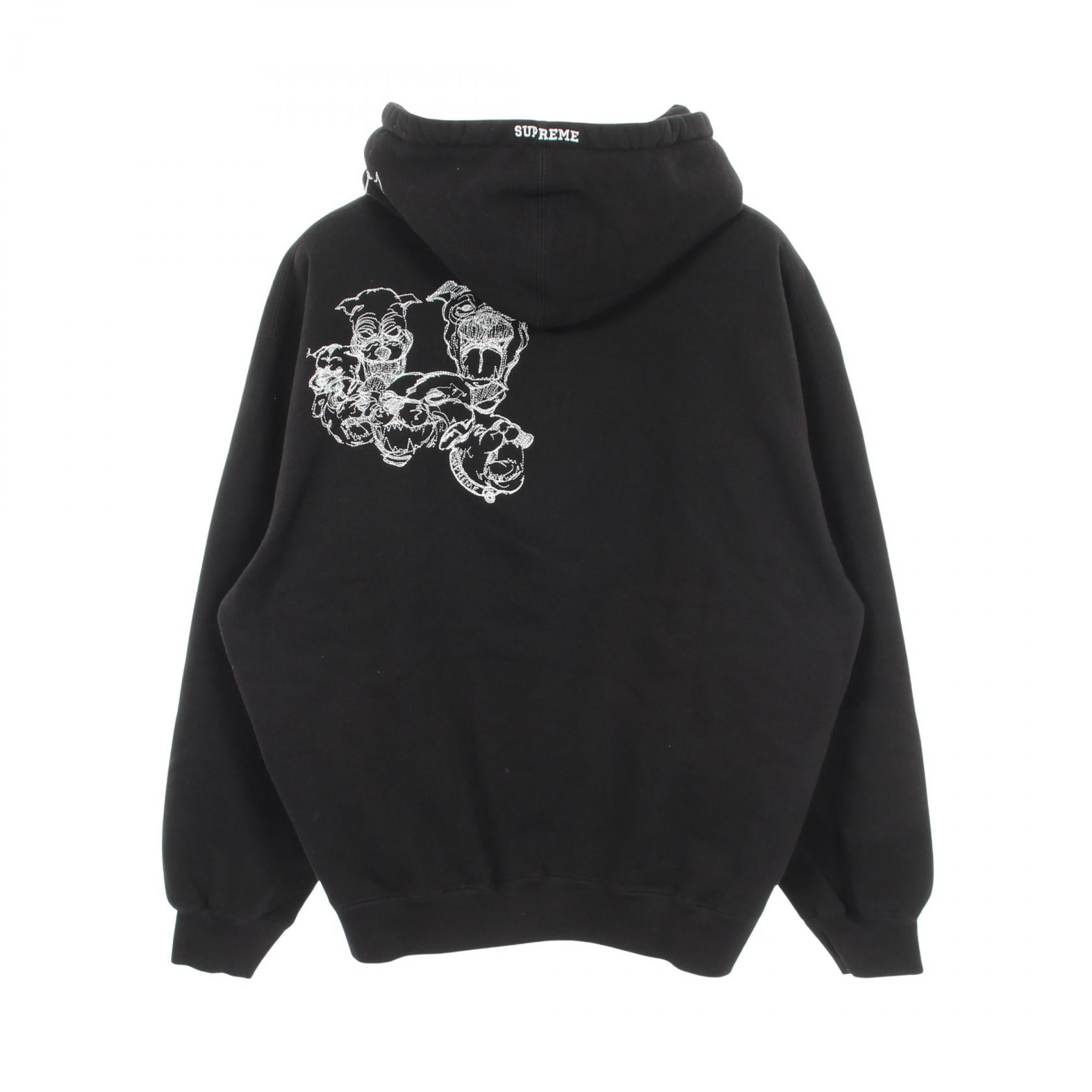 シュプリーム Pitbulls Embroidered コットンパーカー