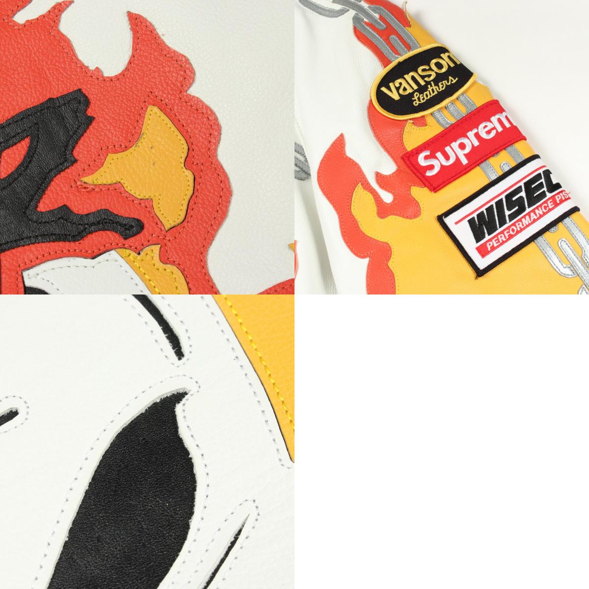 シュプリーム Supreme×バンソンレザーズ Ghost Rider レザージャケット