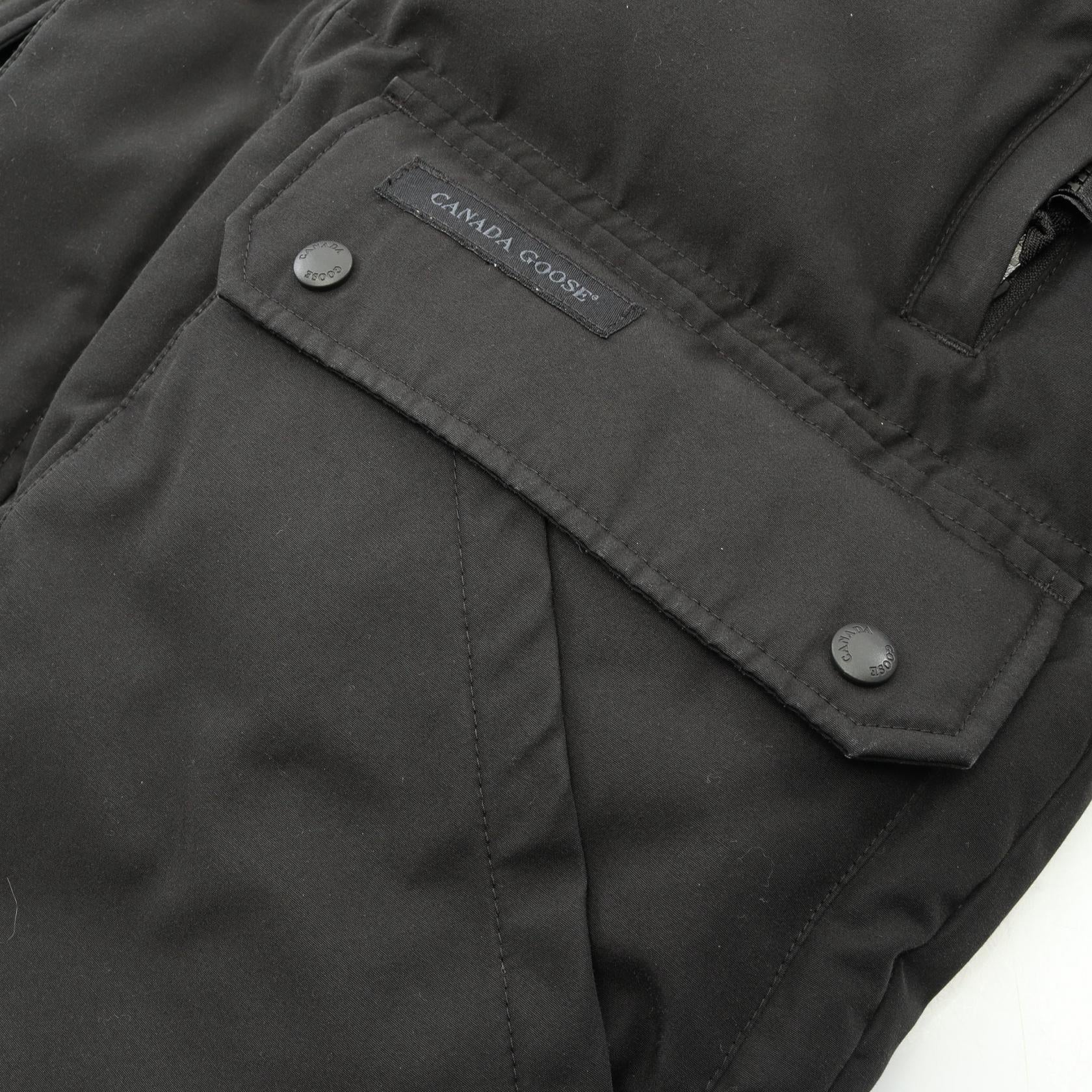 カナダグース EMORY PARKA BLACK LABEL ポリエステル ダウンジャケット