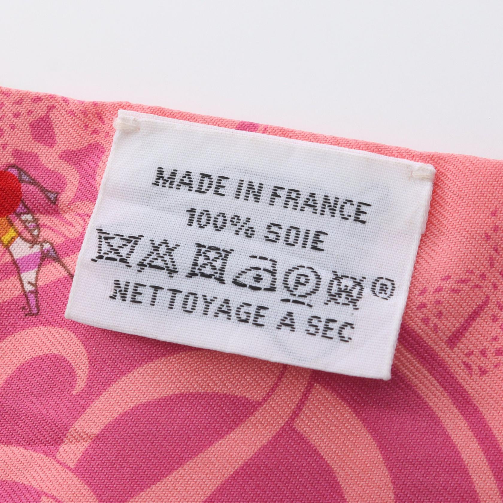 エルメス ツイリー EX-LIBRIS LES PARISIE シルクスカーフ