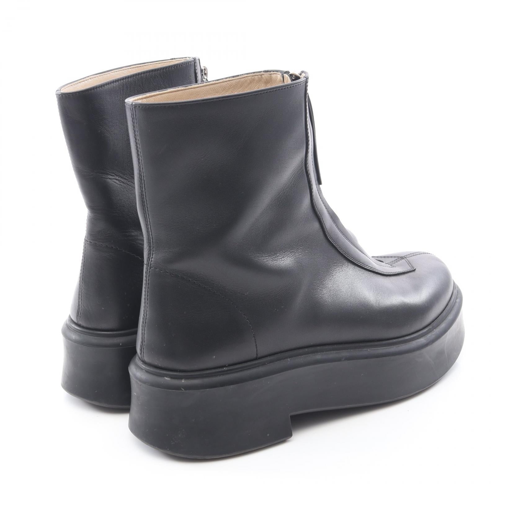 ザロウ Zipped Boot 1 レザー ブーツ