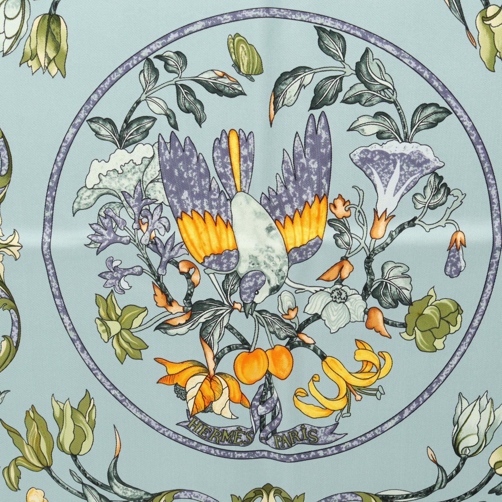 エルメス カレ90 PIERRES d' ORIENT et d' OCCIDENT シルクスカーフ