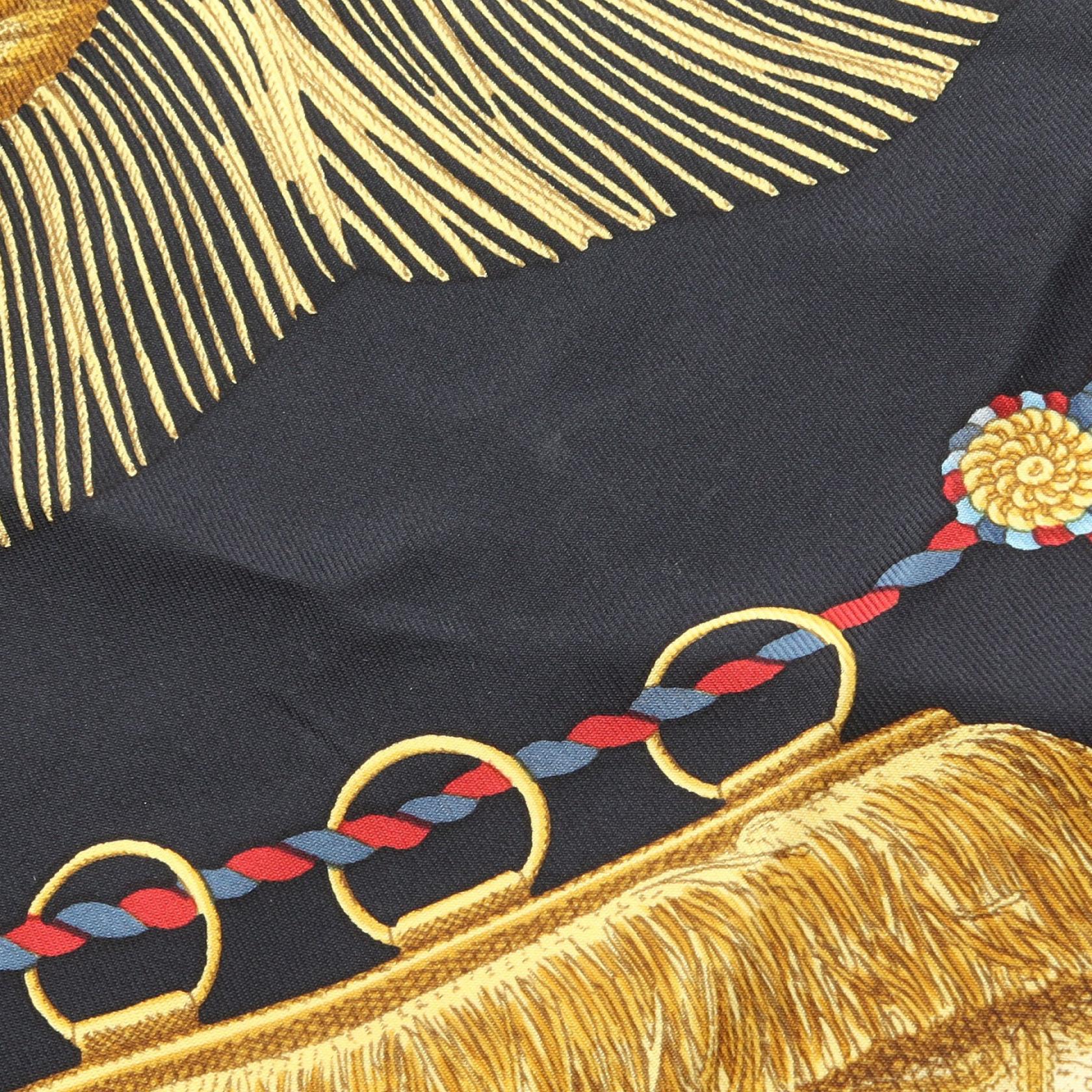 エルメス カレ90 Poste et Cavalerie シルクスカーフ