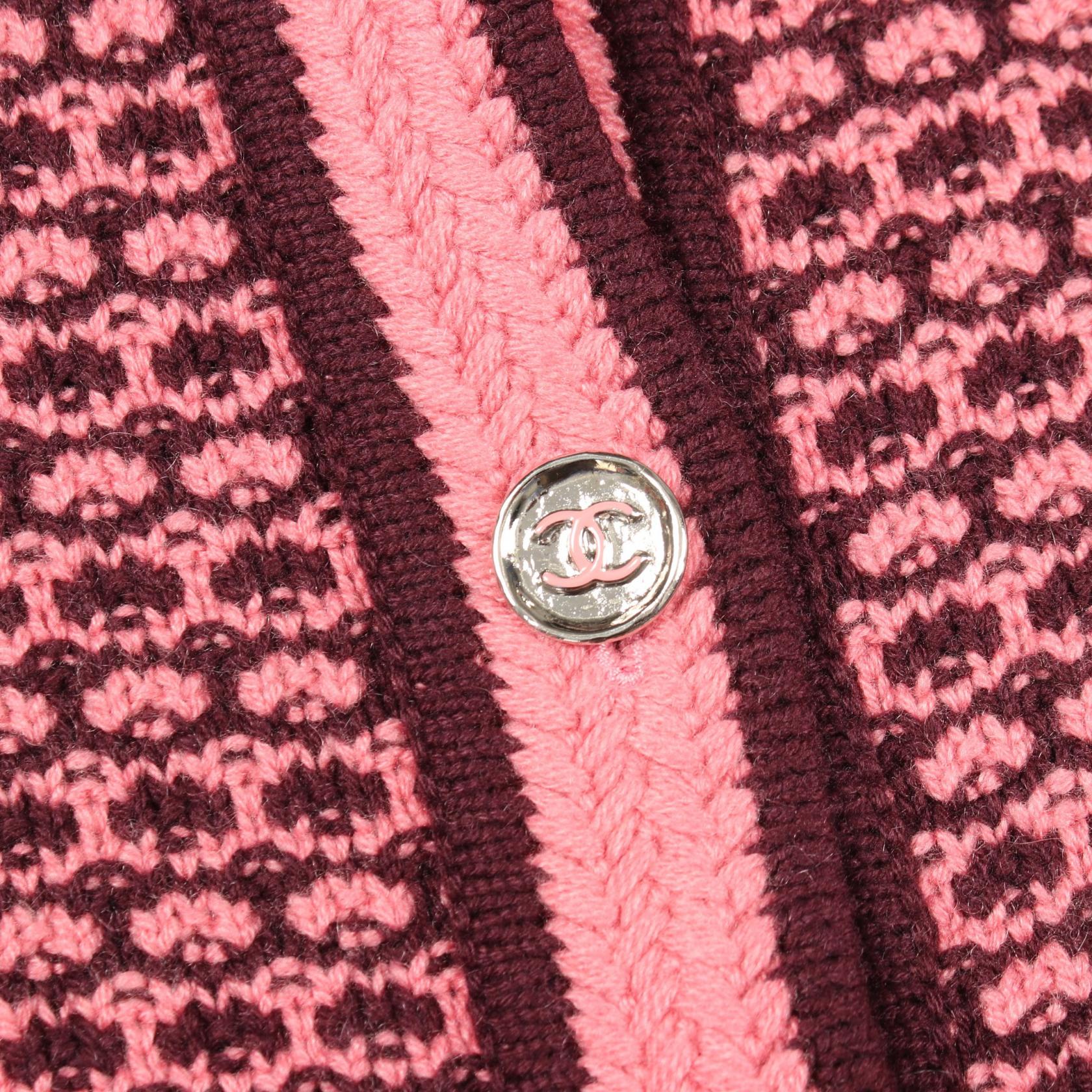 シャネル カシミヤクロップドカーディガン