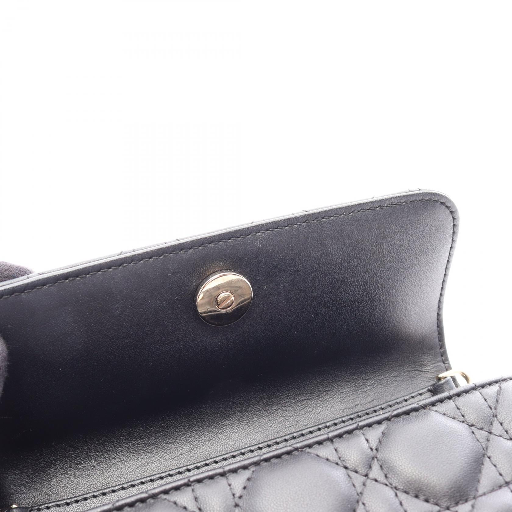 ディオール My Dior Dior Talk レザーショルダーバッグ