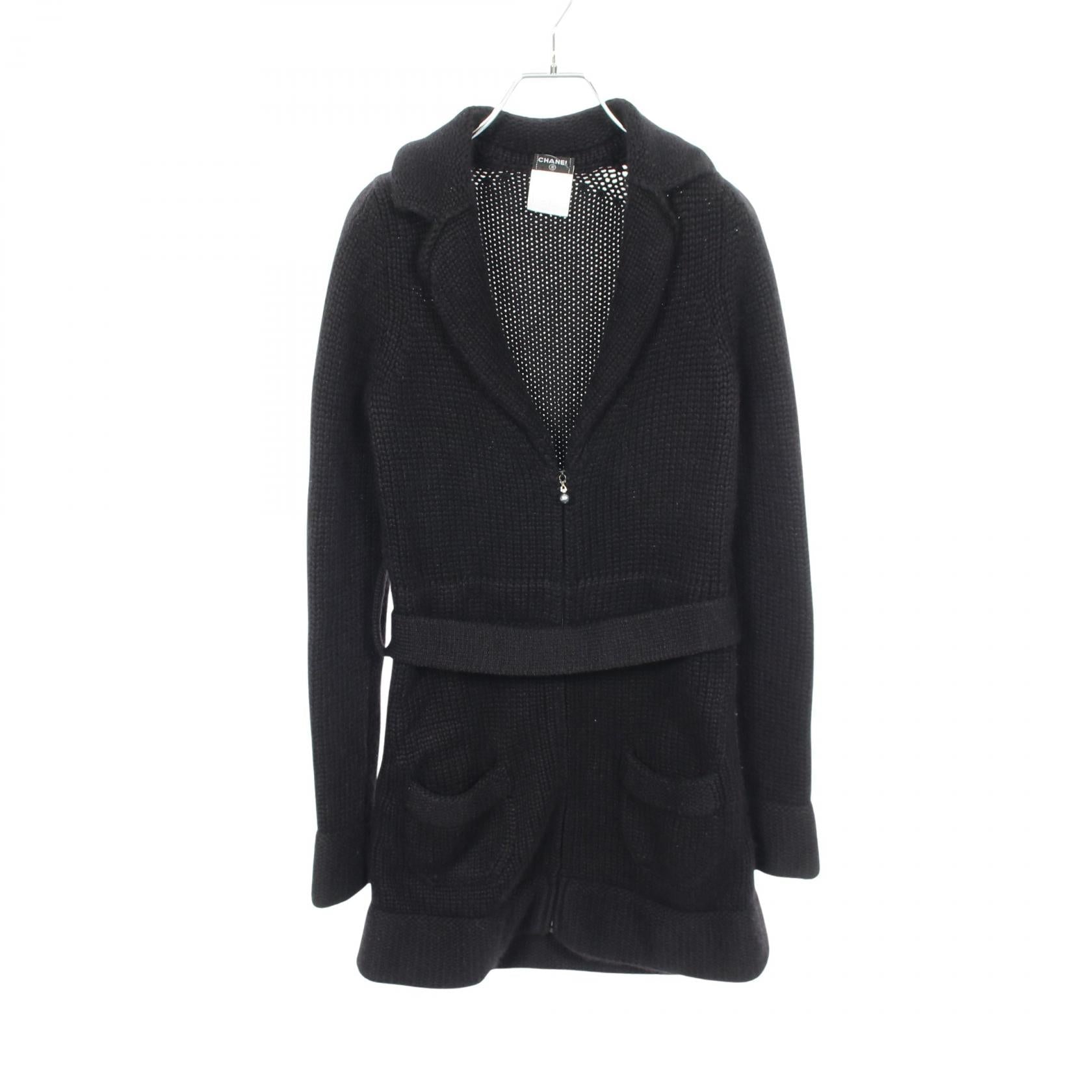 シャネル カシミヤニットジャケット