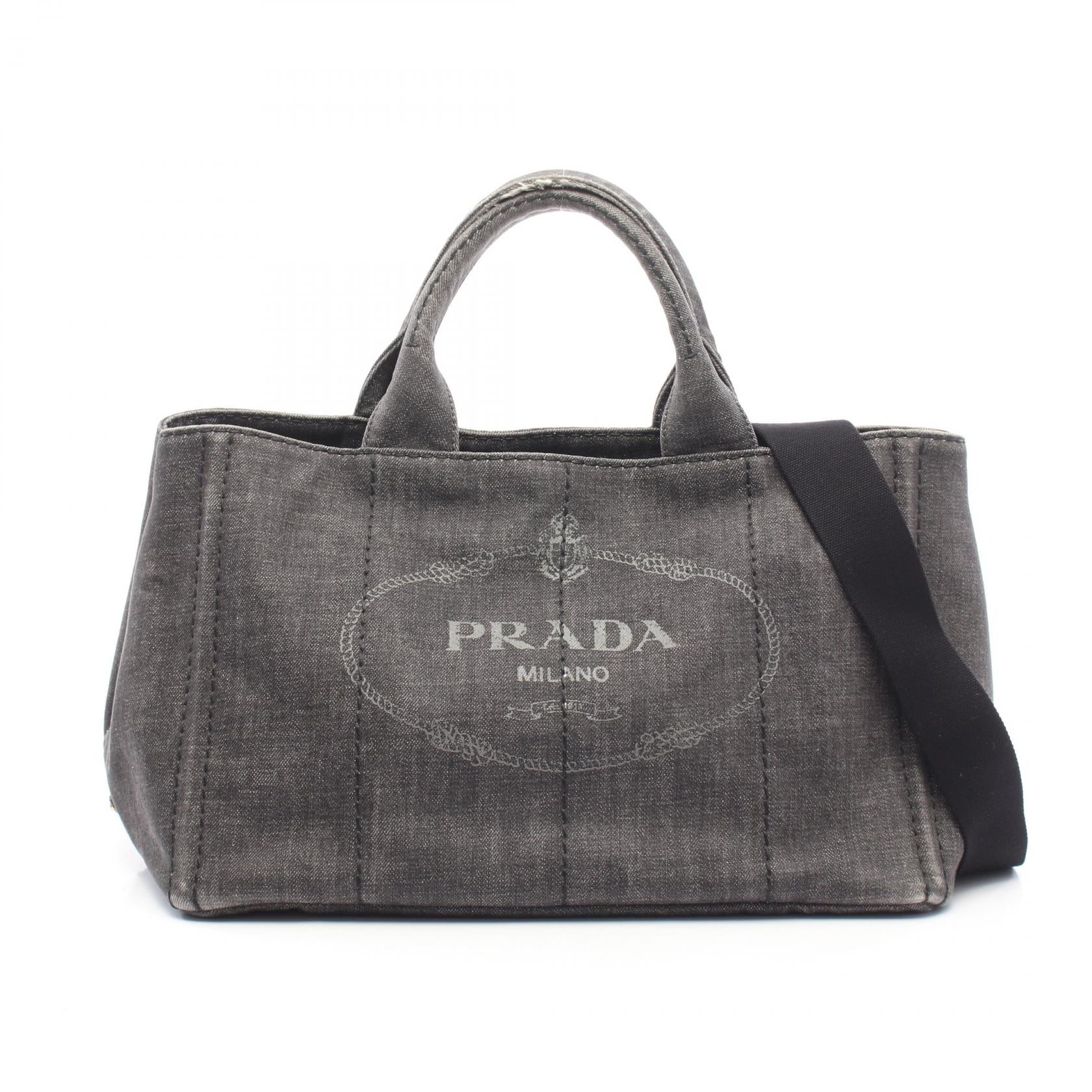 プラダ CANAPA DENIM 2WAYトートバッグ
