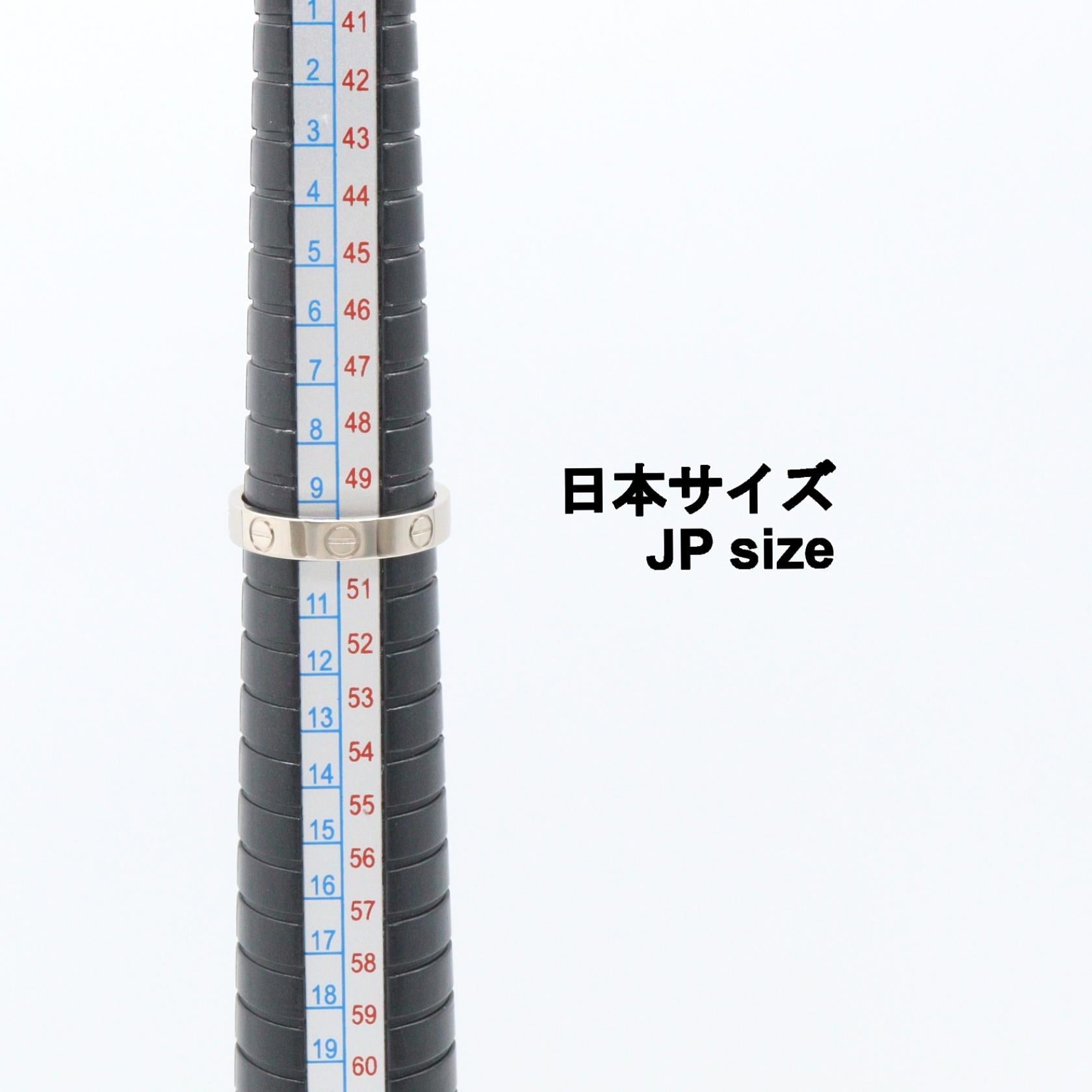 カルティエ ミニラブリング Au750ホワイトゴールド リング 9号