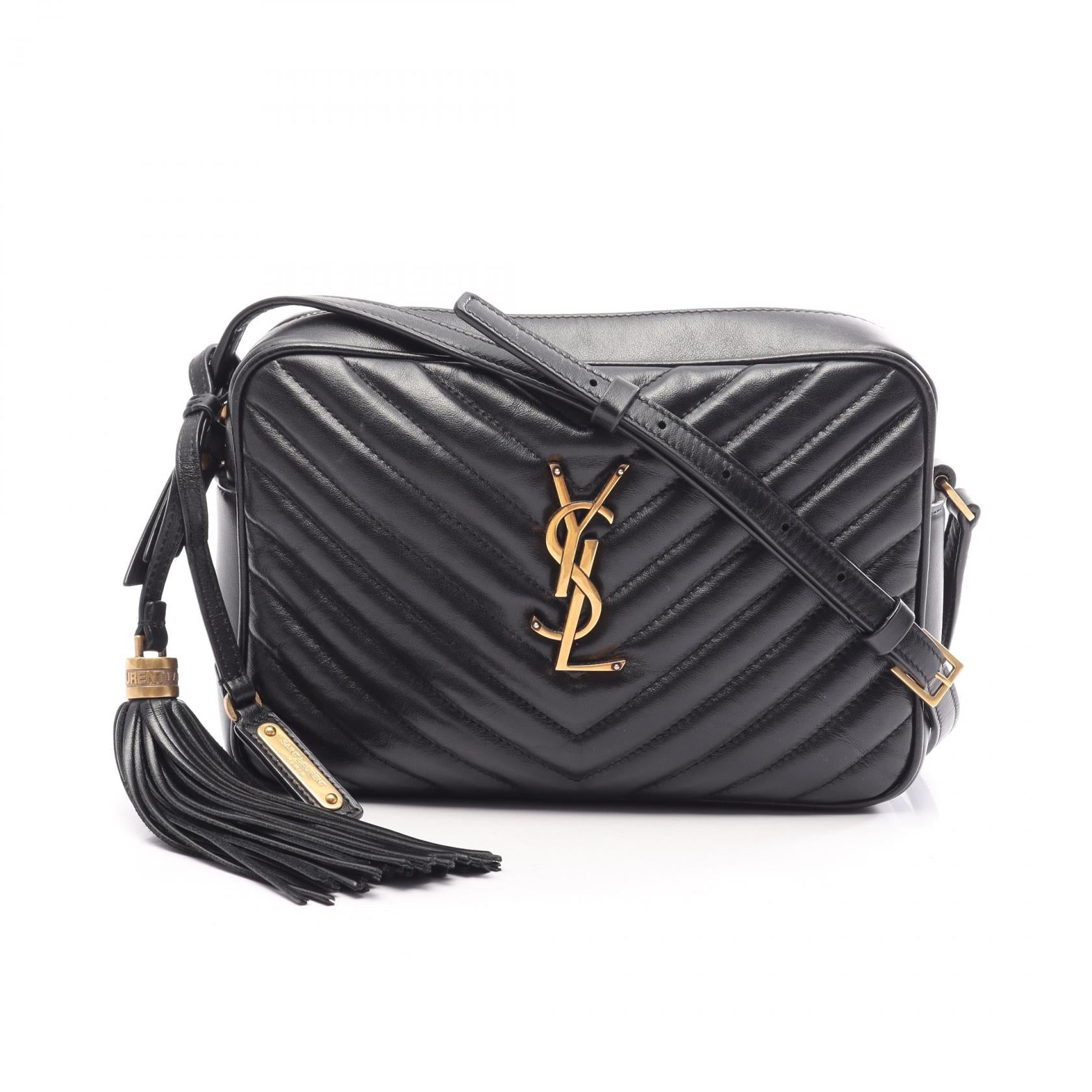 イヴサンローラン LOU モノグラム レザー ショルダーバッグ