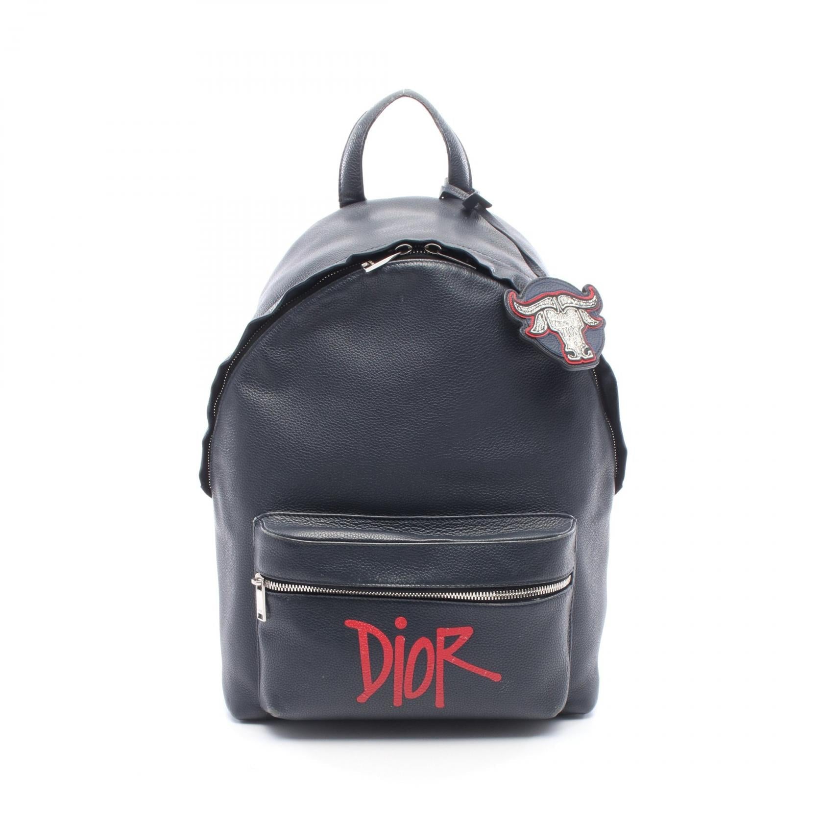 ディオール DIOR × Shawn Stussy レザーリュックサック