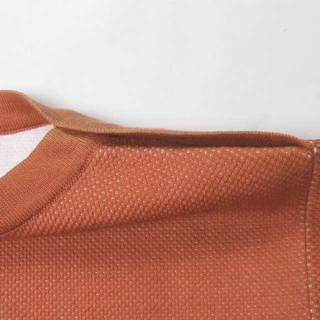 オーラリー GIZA BIRDS EYE DOUBLE FACE BOAT NECK ニットトップス