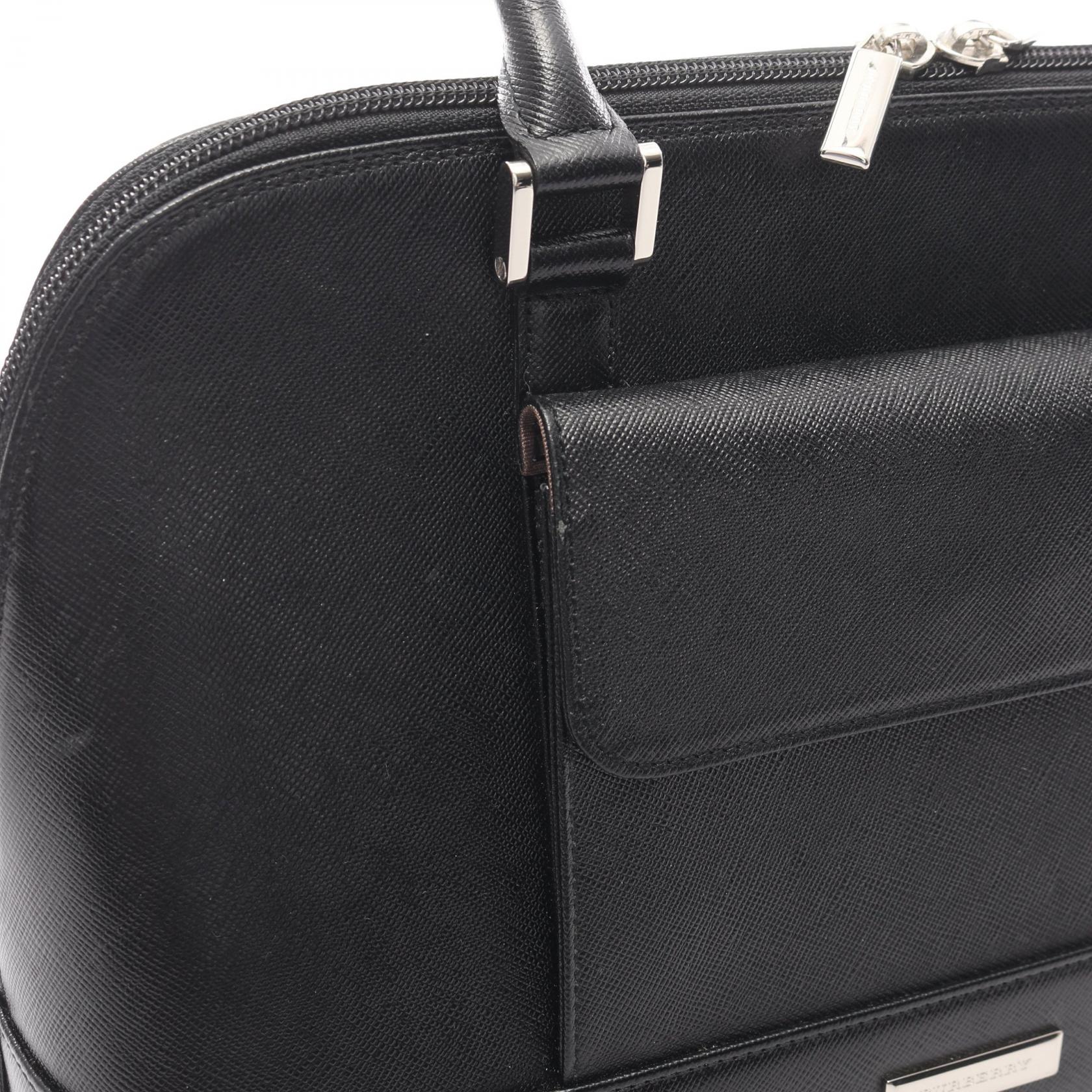 バーバリー レザーハンドバッグ
