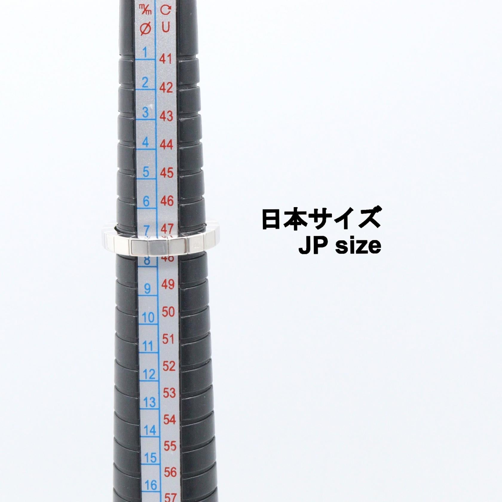 カルティエ ラニエール Au750ホワイトゴールド リング 7号