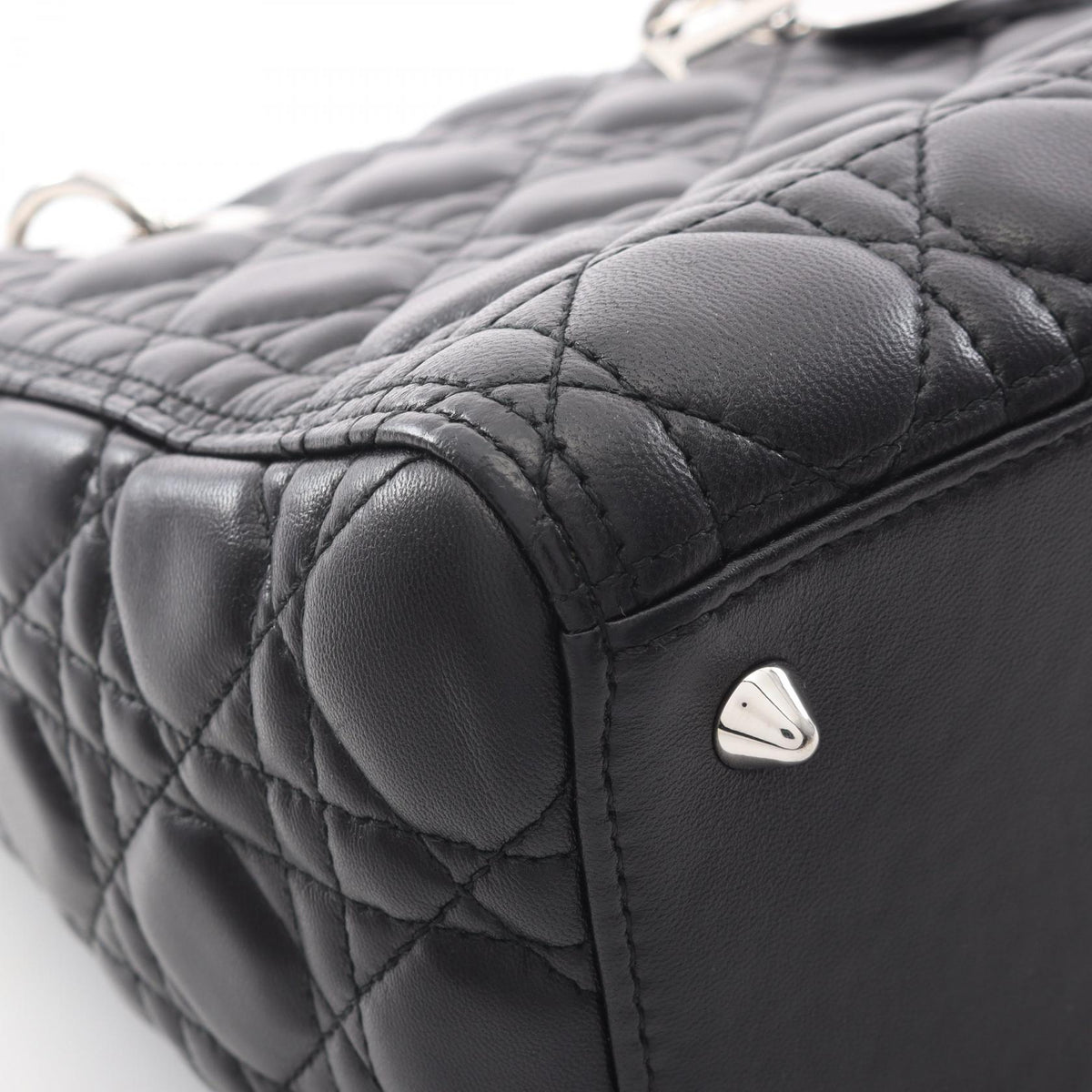 ディオール LADY DIOR レザー2wayハンドバッグ