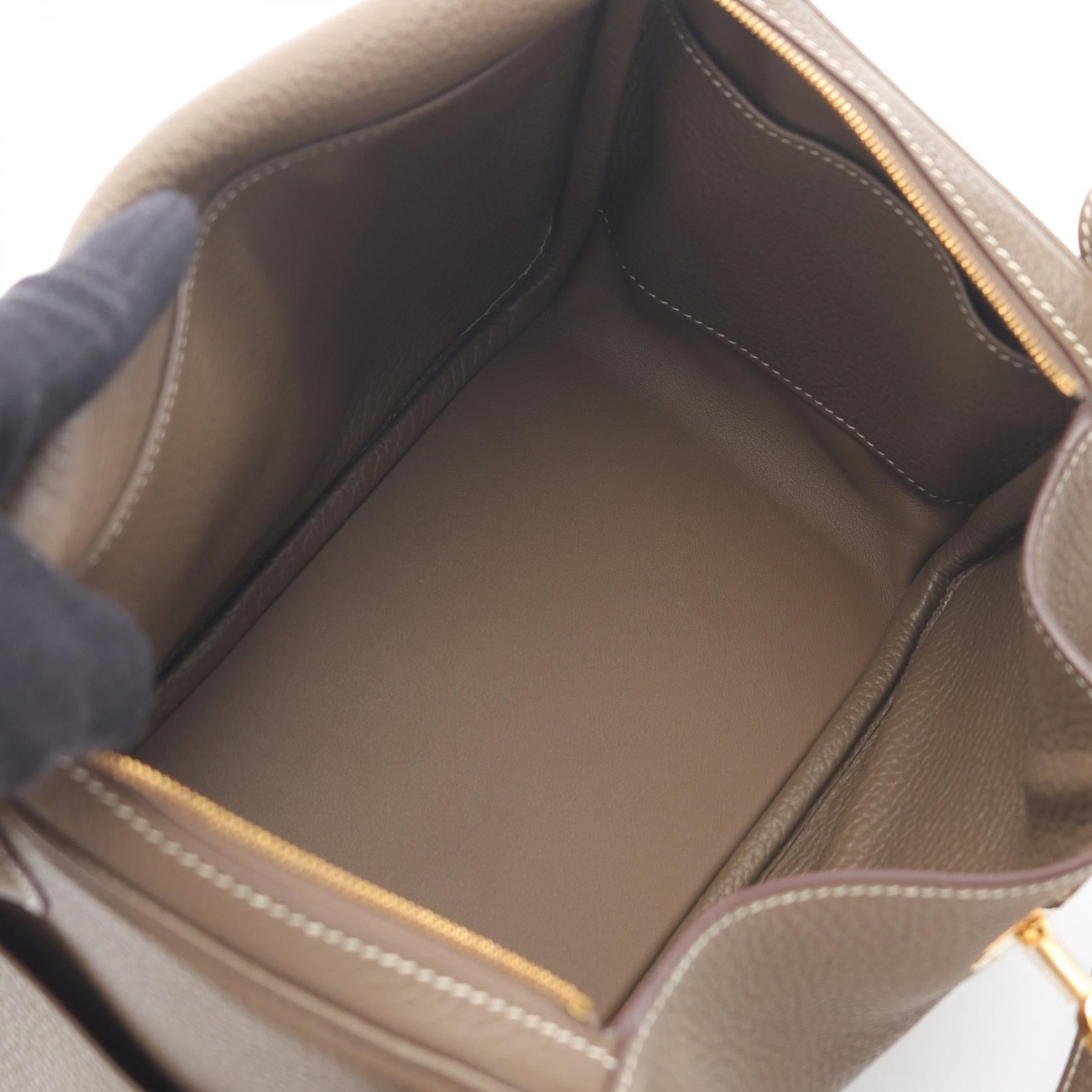 エルメス リンディ トリヨンクレマンス 2WAY ショルダーバッグ