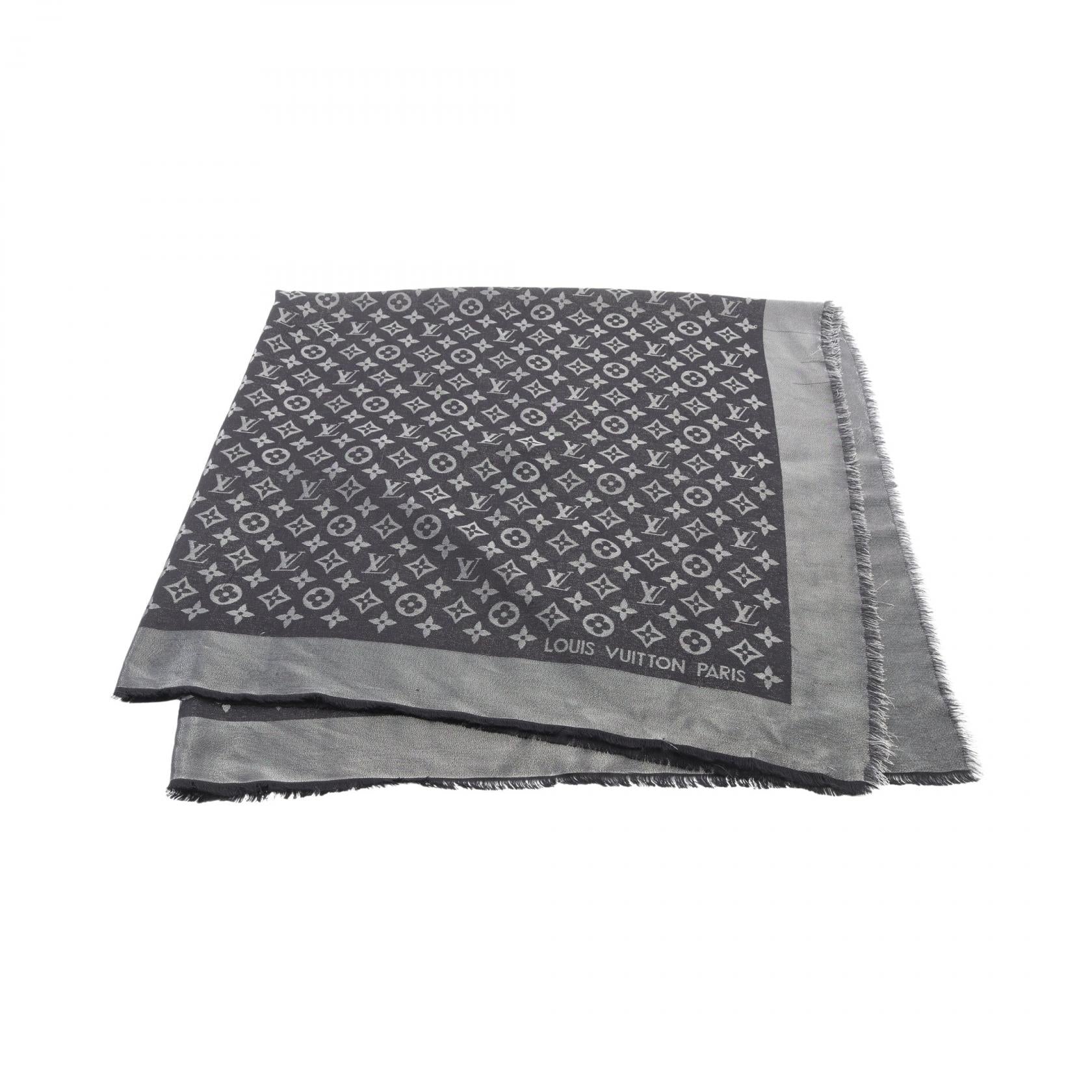 ルイヴィトン モノグラム シルクウールショール