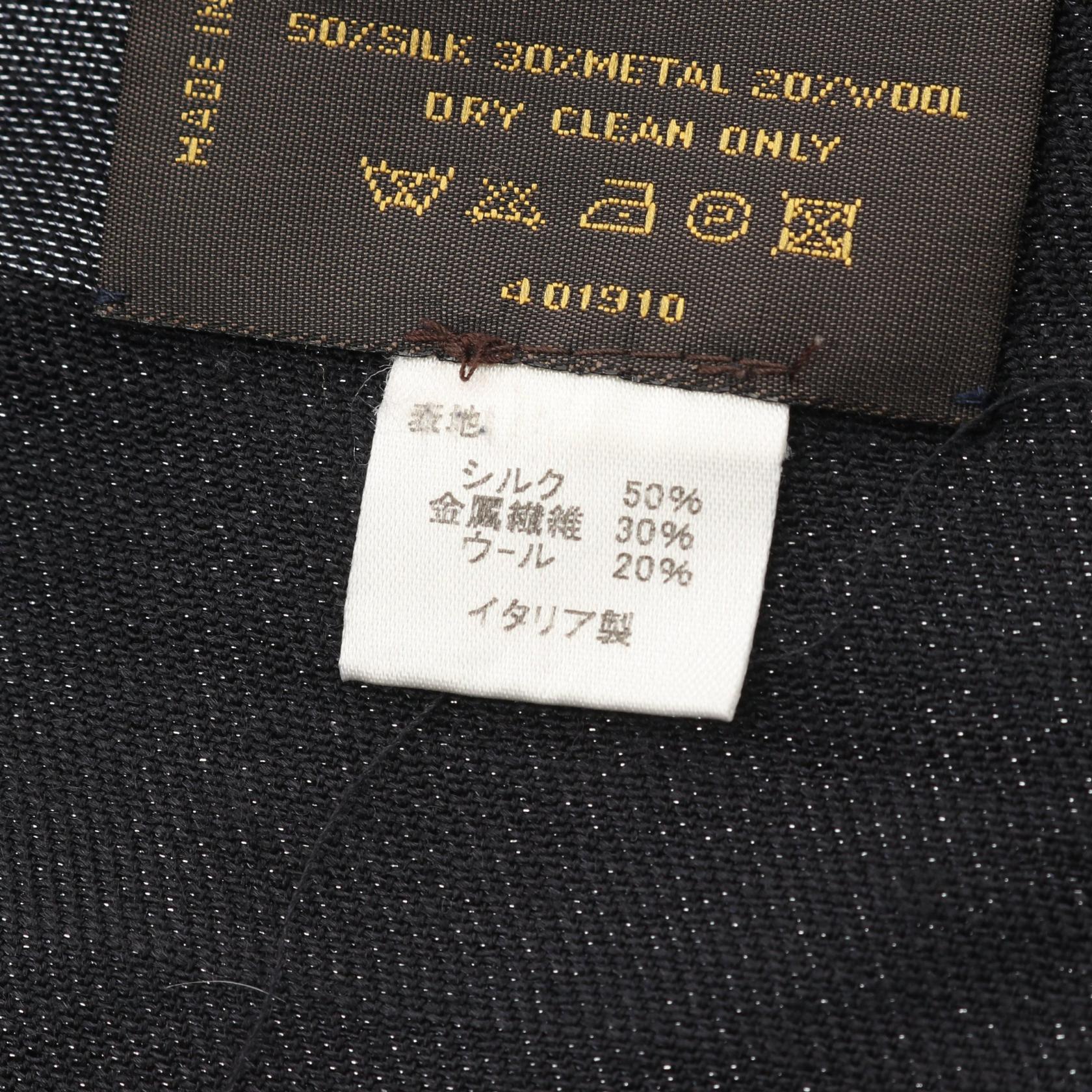 ルイヴィトン モノグラム シルクウールショール