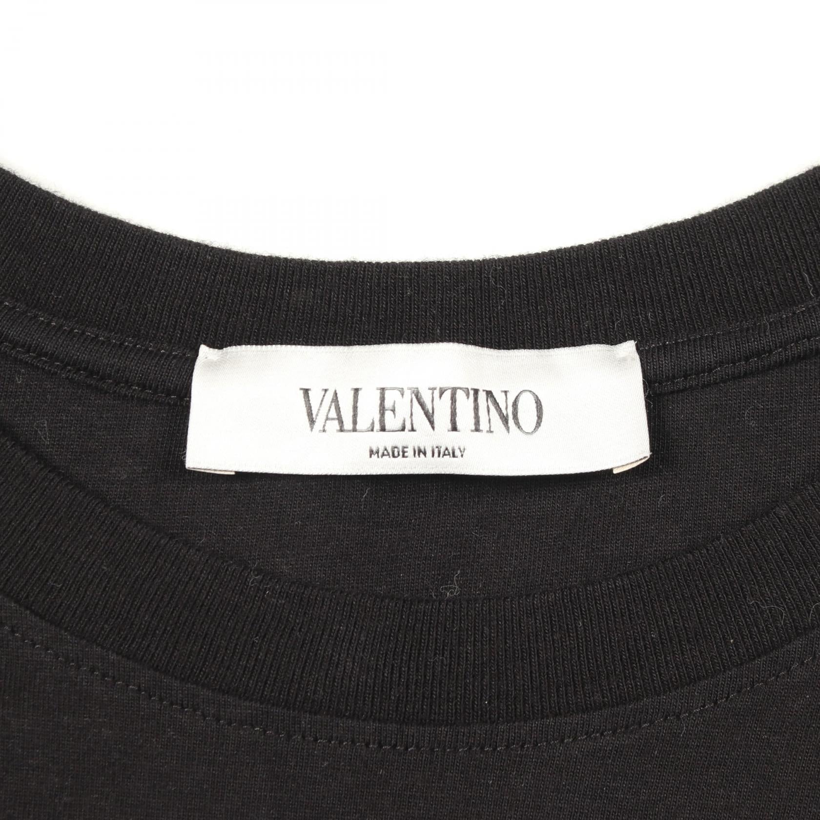 ヴァレンティノ VLTNロゴプリント コットンTシャツ