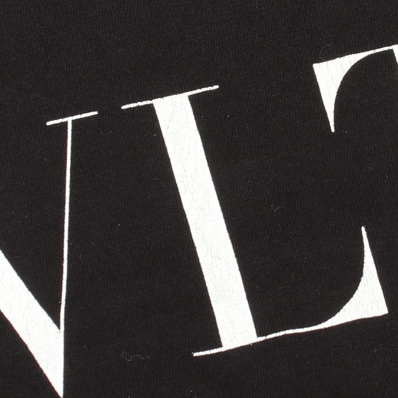 ヴァレンティノ VLTNロゴプリント コットンTシャツ